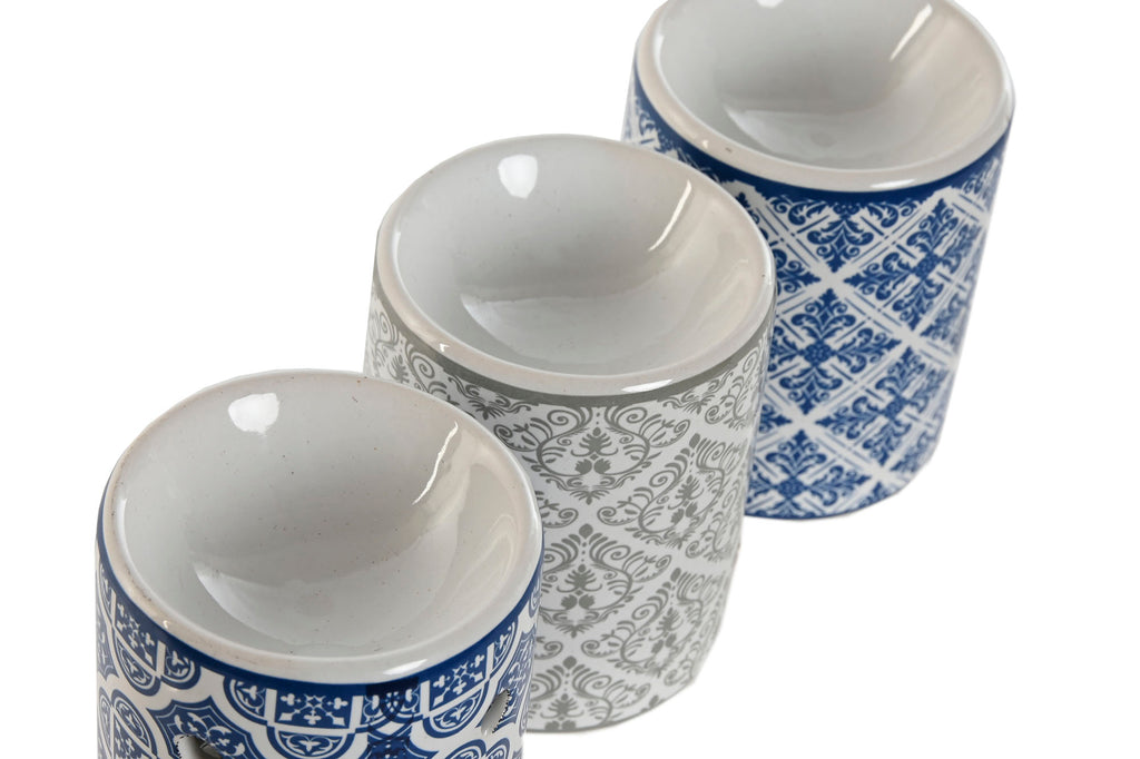 PACK DE 20 QUEMADOR CERAMICA 6X6X8 AZULEJO 3 SURT.