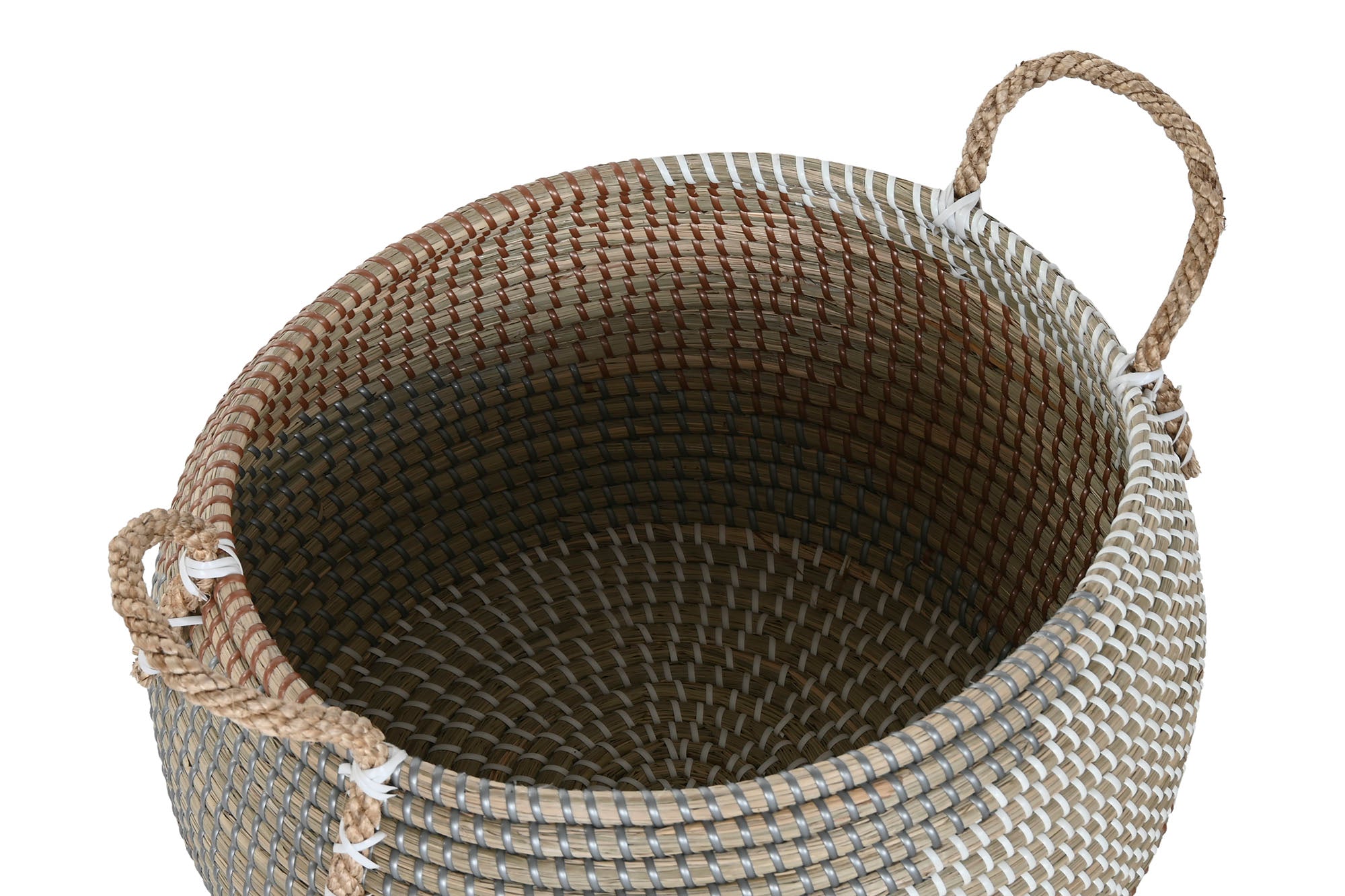 PACK DE 2 CESTA SET 2 SEAGRASS 40X40X34 9 NATURAL