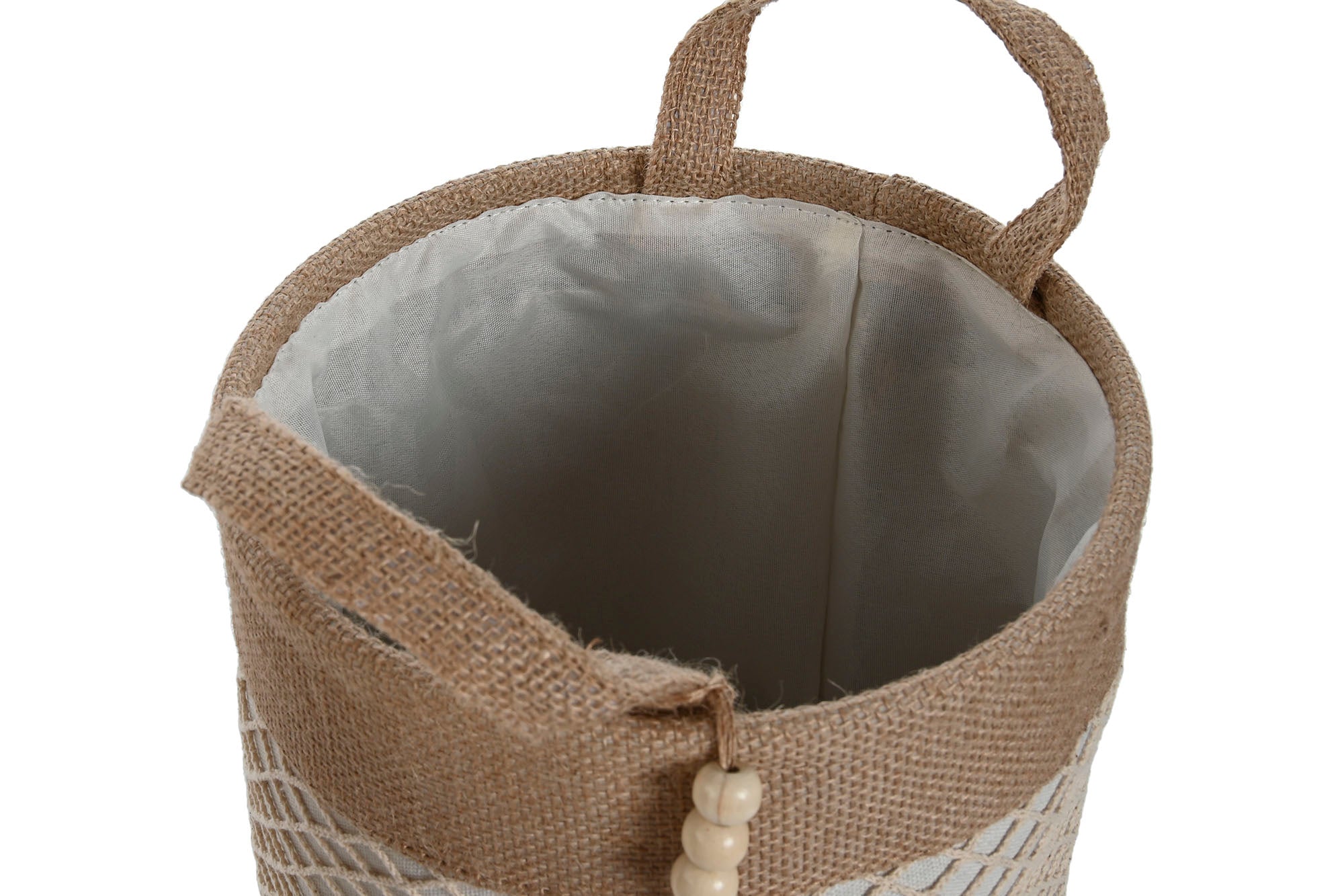 PACK DE 2 CESTA SET 3 EVA POLIESTER 30X30X34 NATURAL