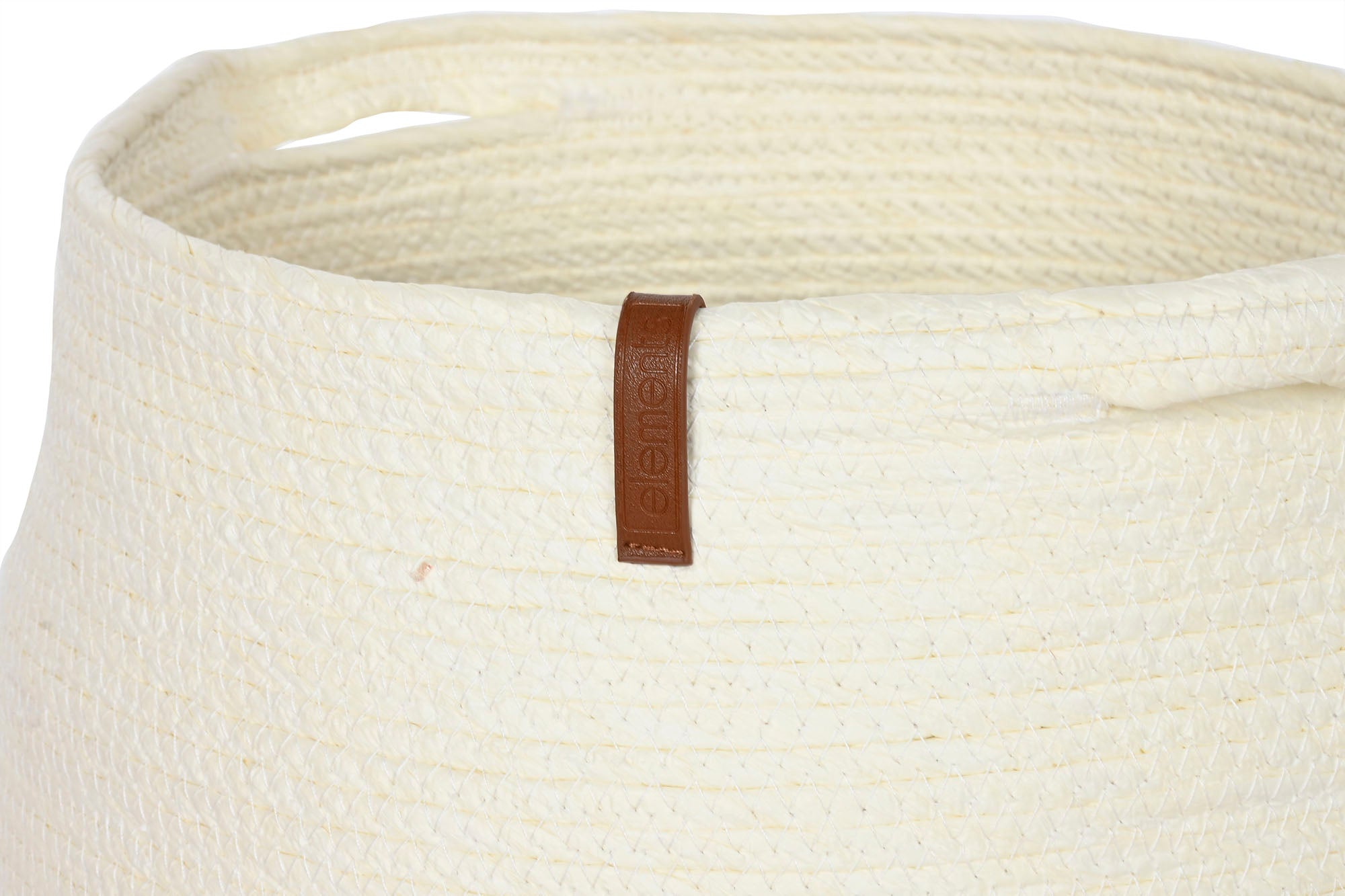 PACK DE 2 CESTA SET 3 FIBRA PU 34X34X34 CREMA