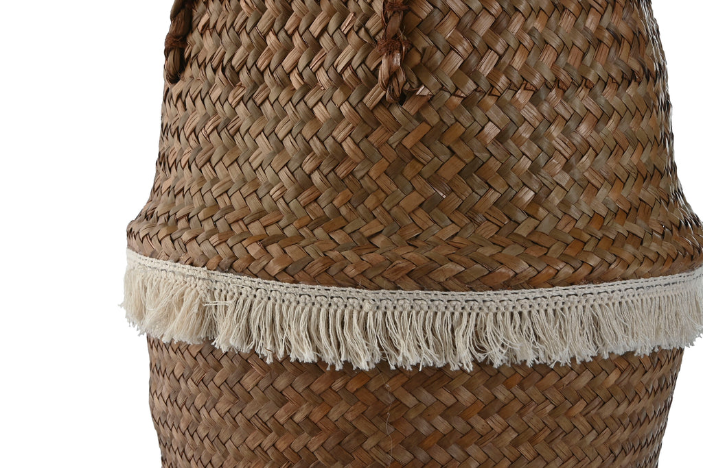 PACK DE 4 CESTA FIBRA 28X28X30 NATURAL