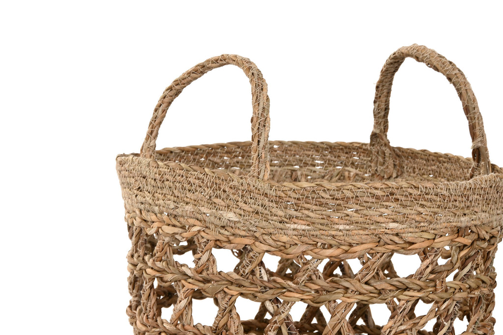PACK DE 2 CESTA SET 3 SEAGRASS 30X30X40 NATURAL