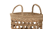 PACK DE 2 CESTA SET 3 SEAGRASS 30X30X40 NATURAL