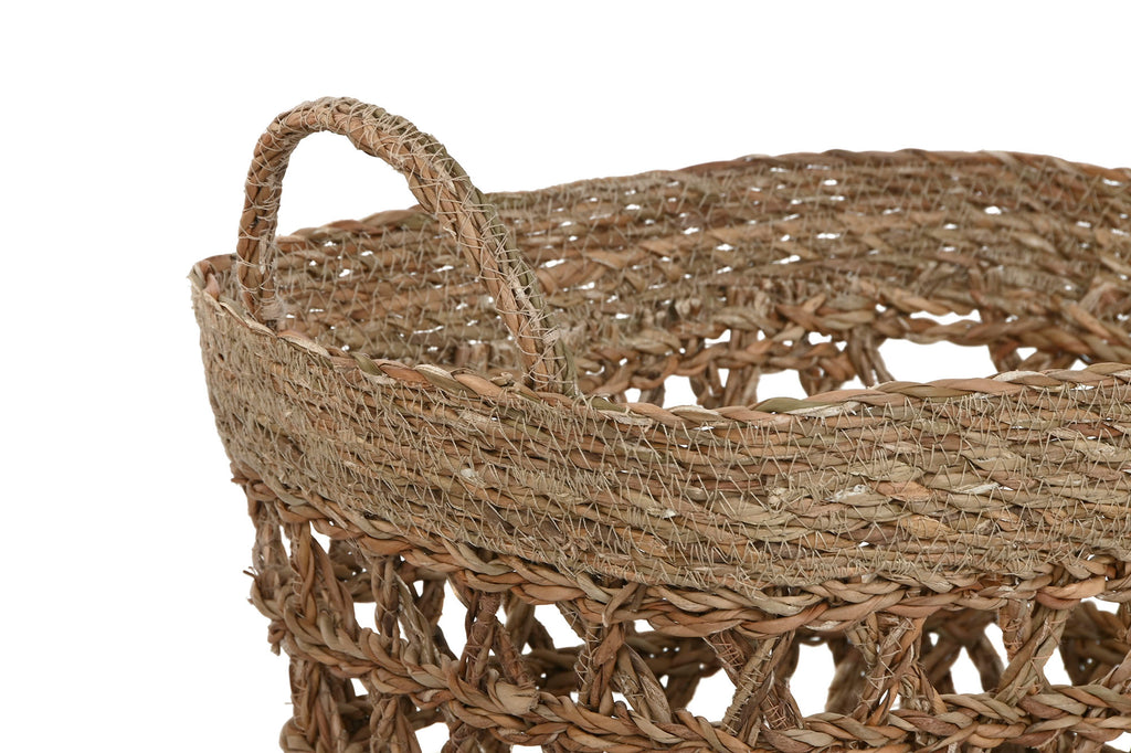 CESTA SET 3 SEAGRASS 45X35X35 NATURAL