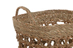 CESTA SET 3 SEAGRASS 45X35X35 NATURAL