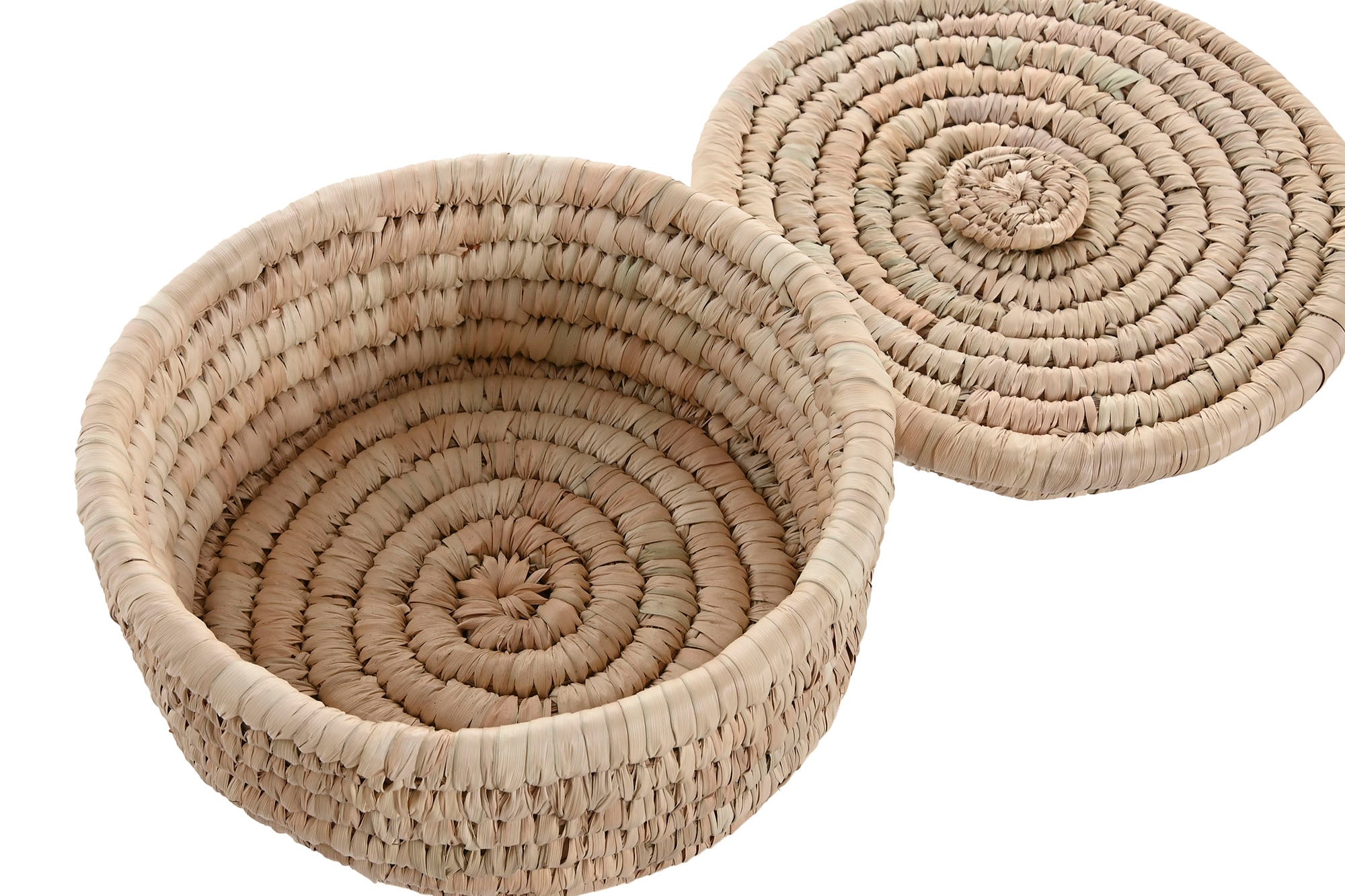 CESTA SET 3 FIBRA 35X35X19 NATURAL - Imagen 3