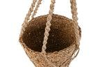 PACK DE 2 MACETERO SEAGRASS 25X25X110 25X20CM COLGANTE