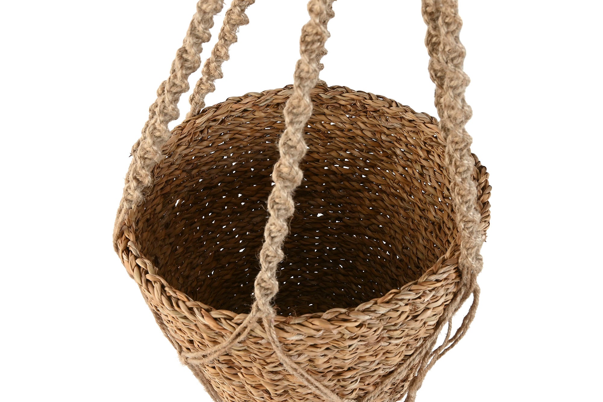 PACK DE 2 MACETERO SEAGRASS 25X25X110 25X20CM COLGANTE