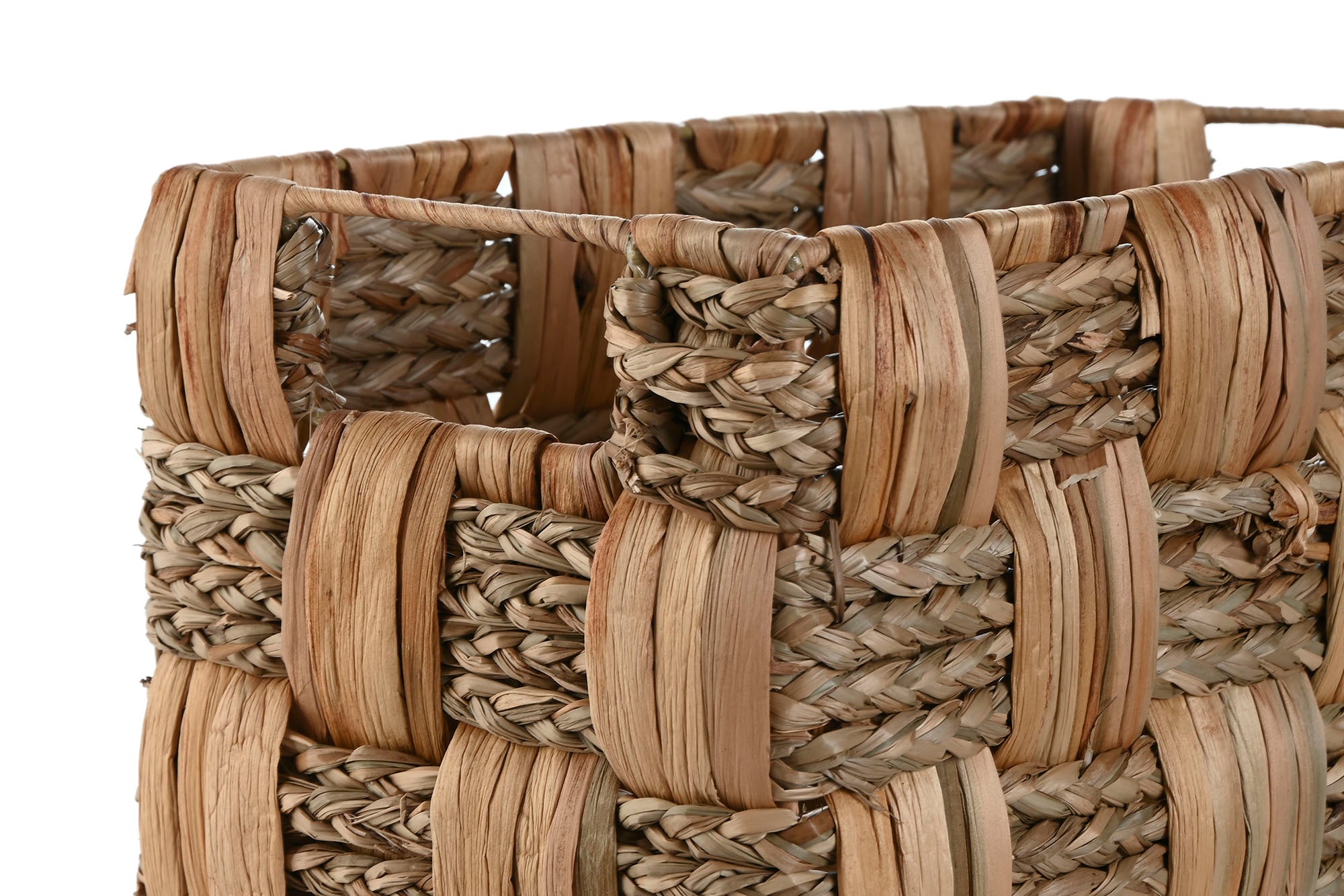 PACK DE 2 CESTA SET 2 JACINTO DE AGUA SEAGRASS 38X23X20