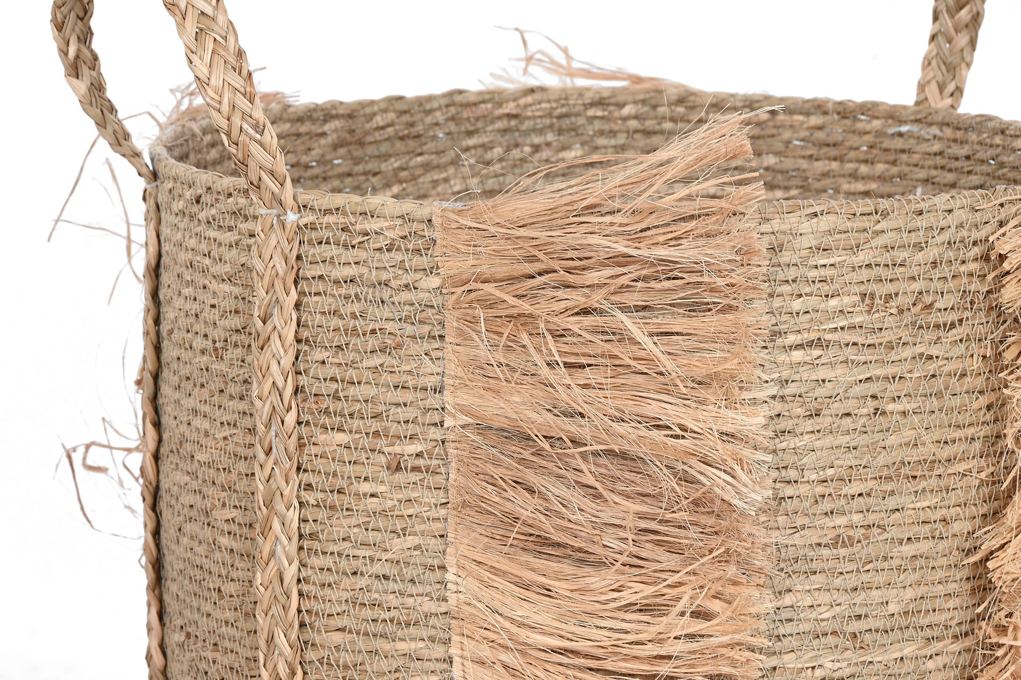 CESTA SET 2 SEAGRASS 42X42X58 NATURAL