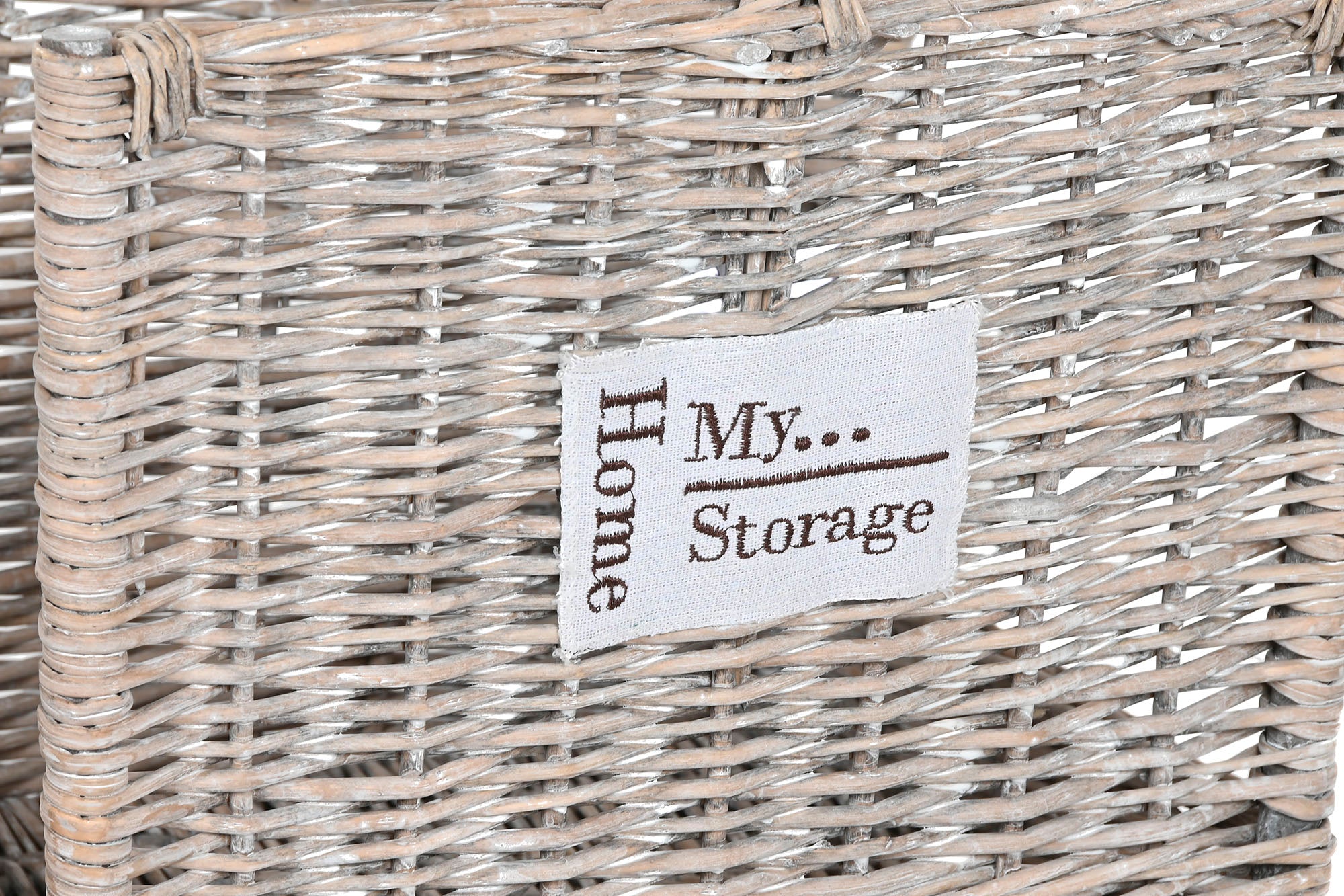 LEÑERA SET 2 MIMBRE 47X35X54 NATURAL