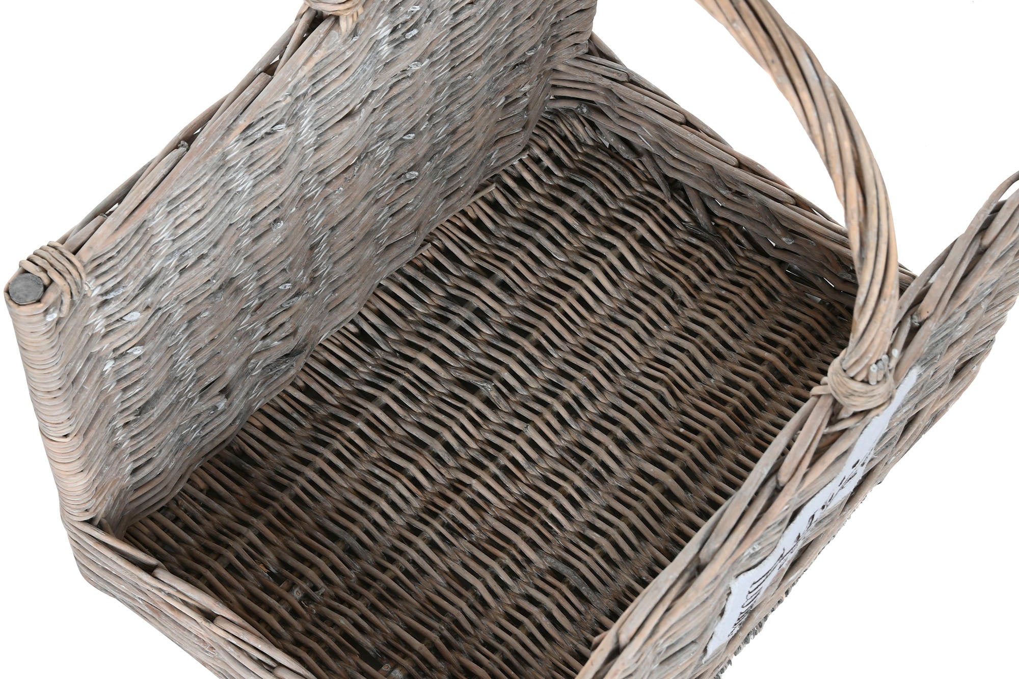 LEÑERA SET 2 MIMBRE 47X35X54 NATURAL