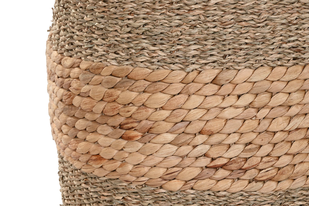 CESTA SET 3 JACINTO DE AGUA 40X40X44 NATURAL