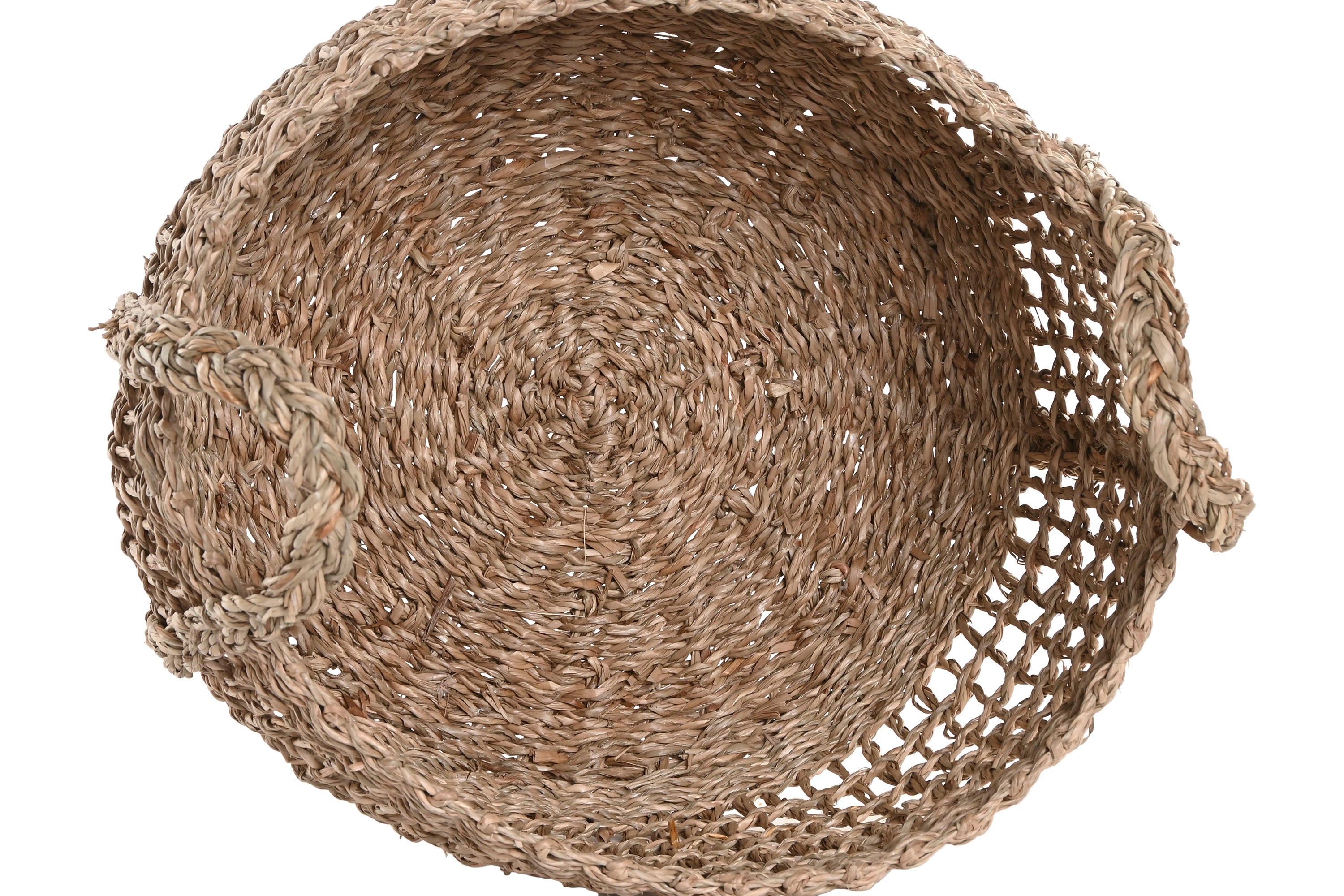 PACK DE 2 CESTA SET 2 SEAGRASS 40X40X28 NATURAL