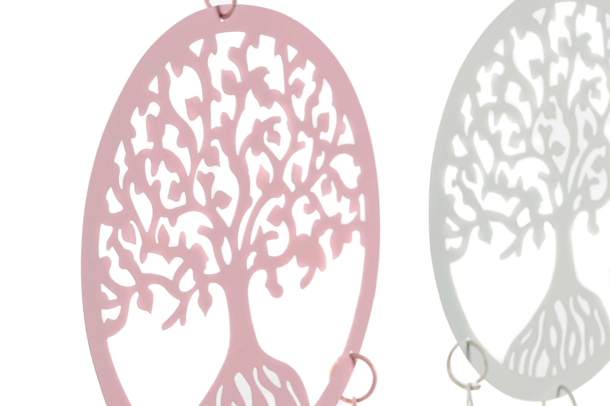 PACK DE 4 DECORACION COLGANTE METAL 15X3X44 ARBOL DE LA VIDA