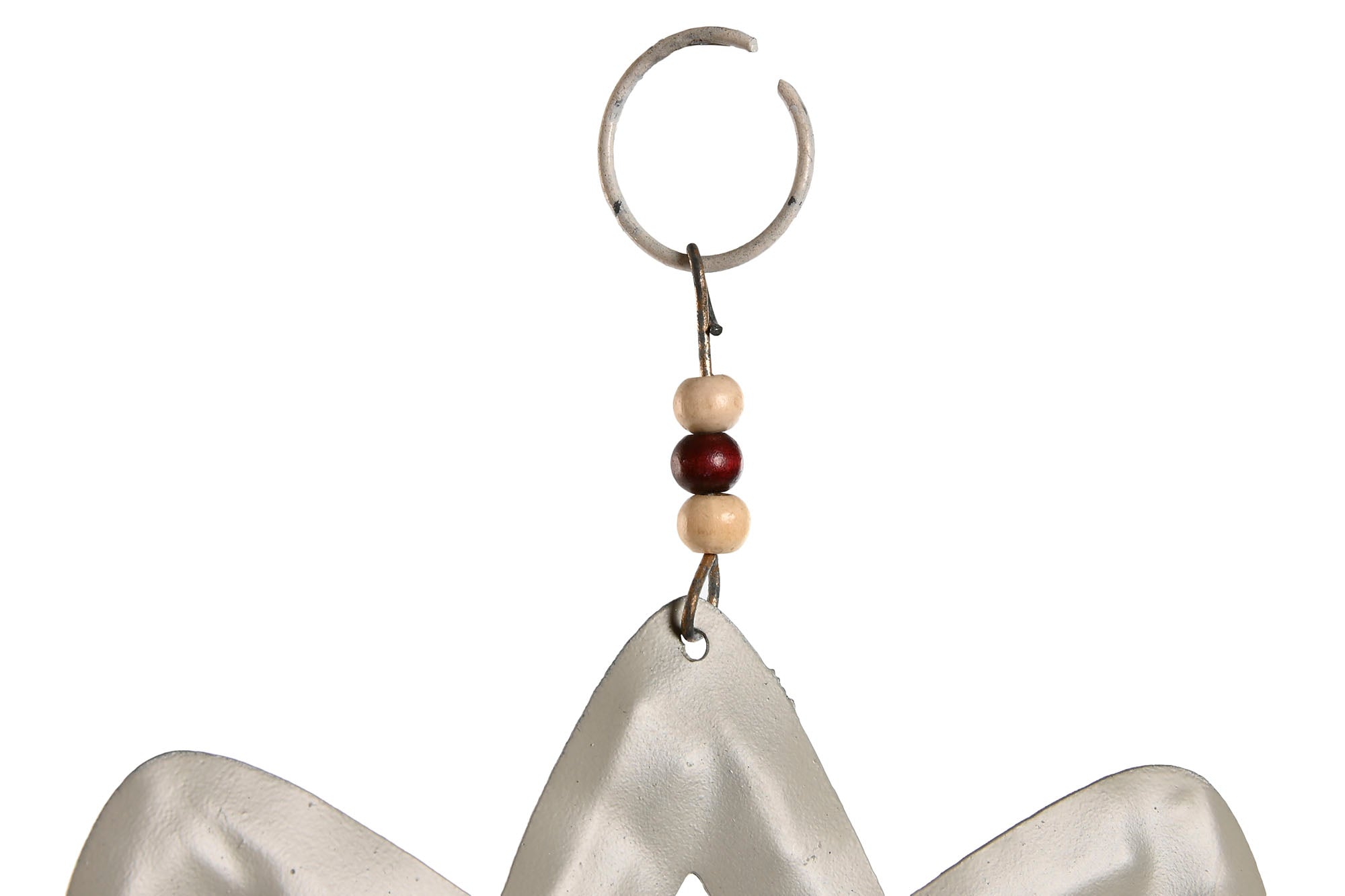 PACK DE 4 DECORACION COLGANTE HIERRO 33X1X65 FLOR DE LOTO 4