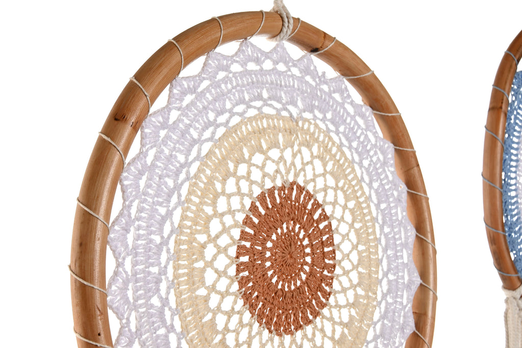 PACK DE 4 ATRAPASUEÑOS ALGODON 32X1,5X105 MACRAME 2 SURT.