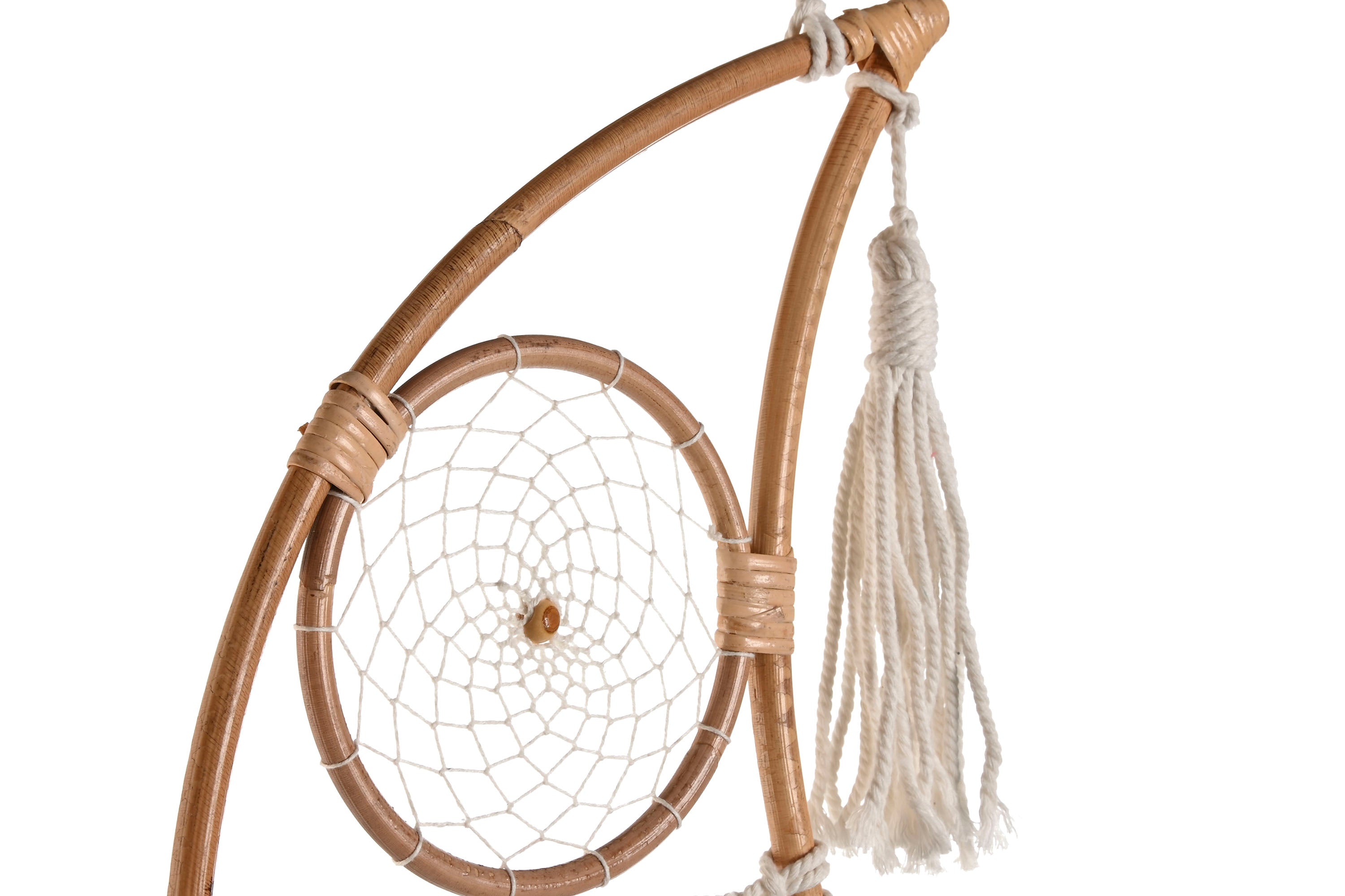 PACK DE 2 ATRAPASUEÑOS ALGODON RATAN 39X1X125 LUNA MACRAME