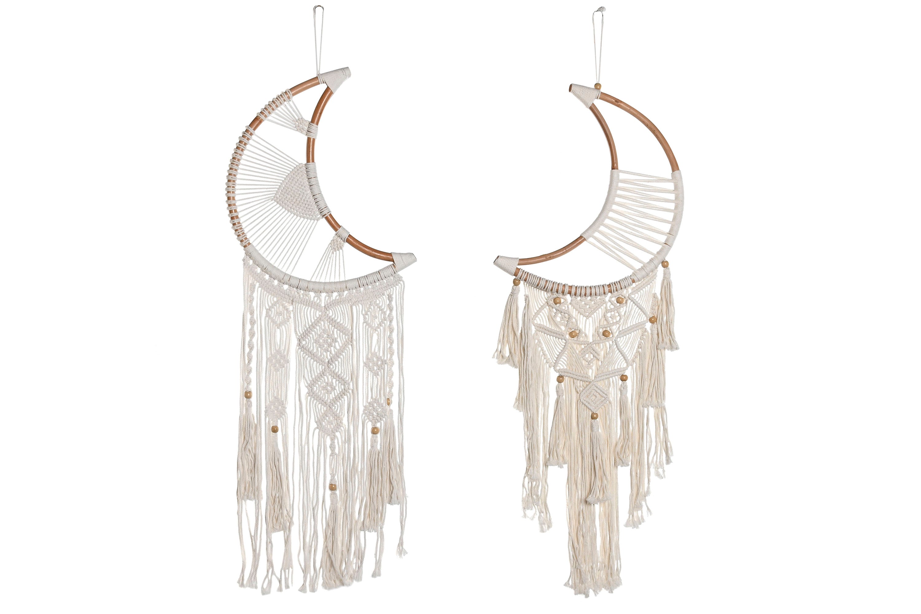 PACK DE 2 ATRAPASUEÑOS ALGODON 35X1X120 MACRAME 2 SURT.