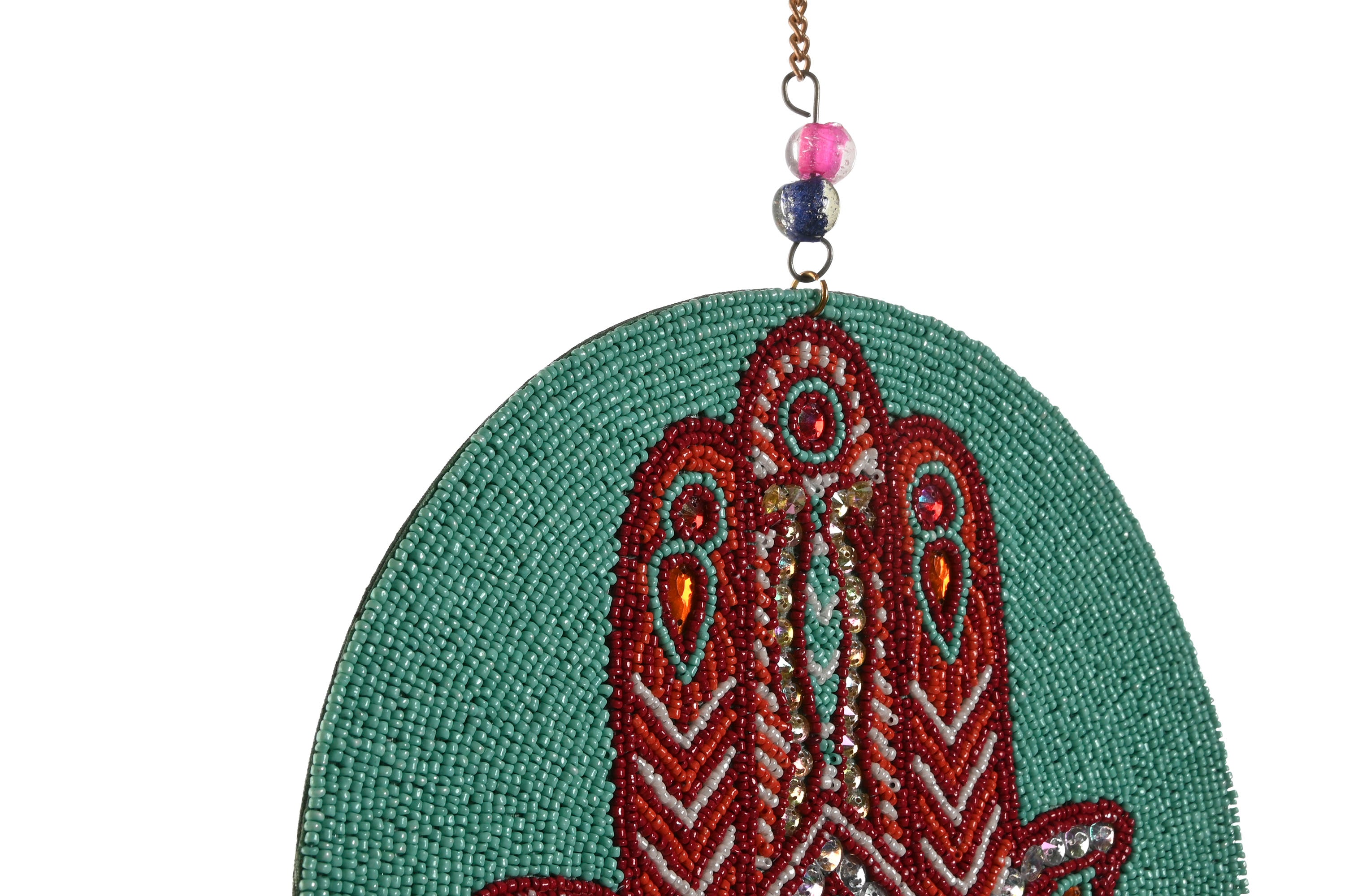 PACK DE 6 DECORACION COLGANTE METAL ACRILICO 25X2X71 3 SURT.