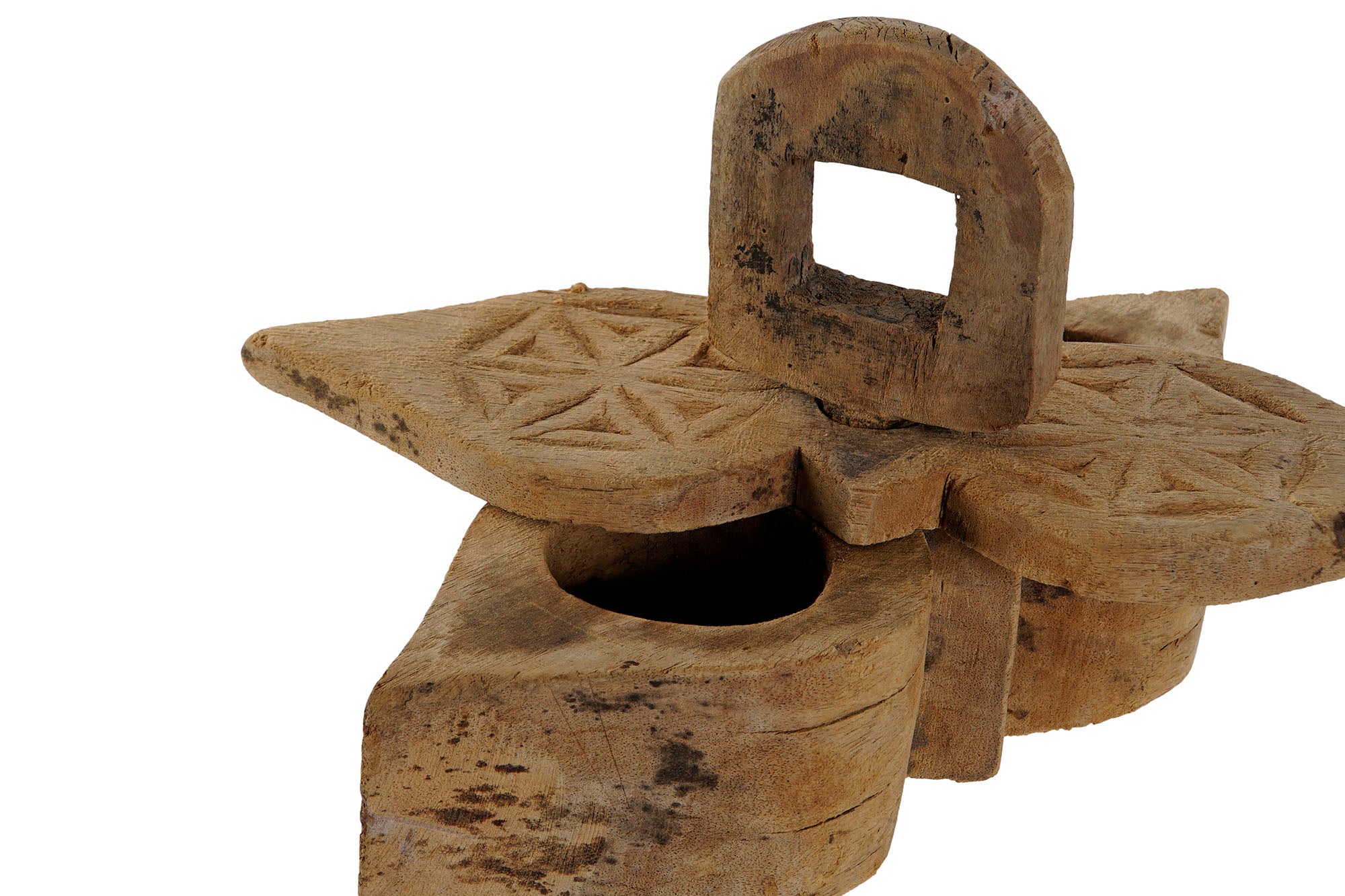 PACK DE 2 CAJA TECA 28X10X20 ANTIGUA ACEITE MASAJE NATURAL