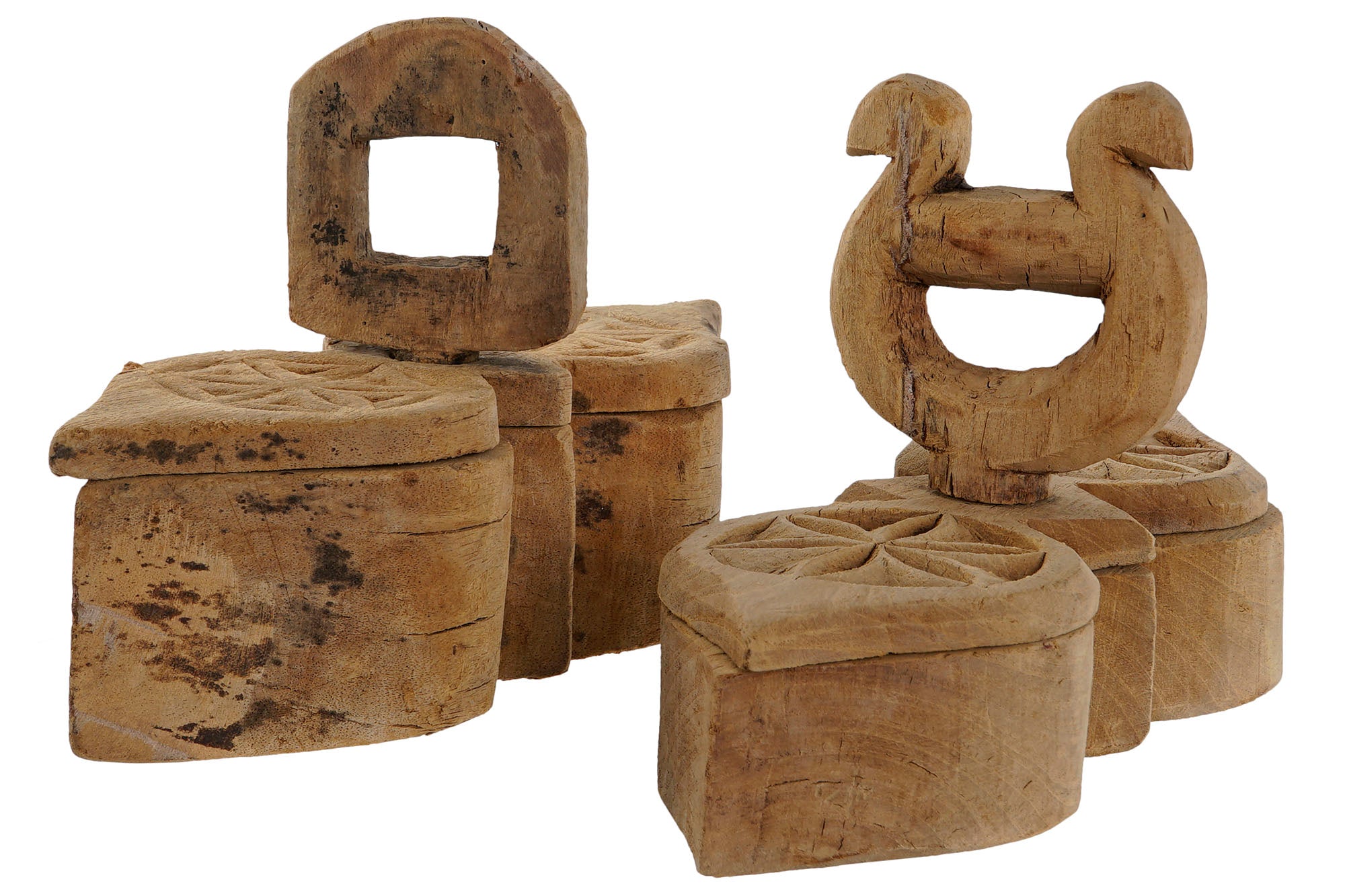 PACK DE 2 CAJA TECA 28X10X20 ANTIGUA ACEITE MASAJE NATURAL