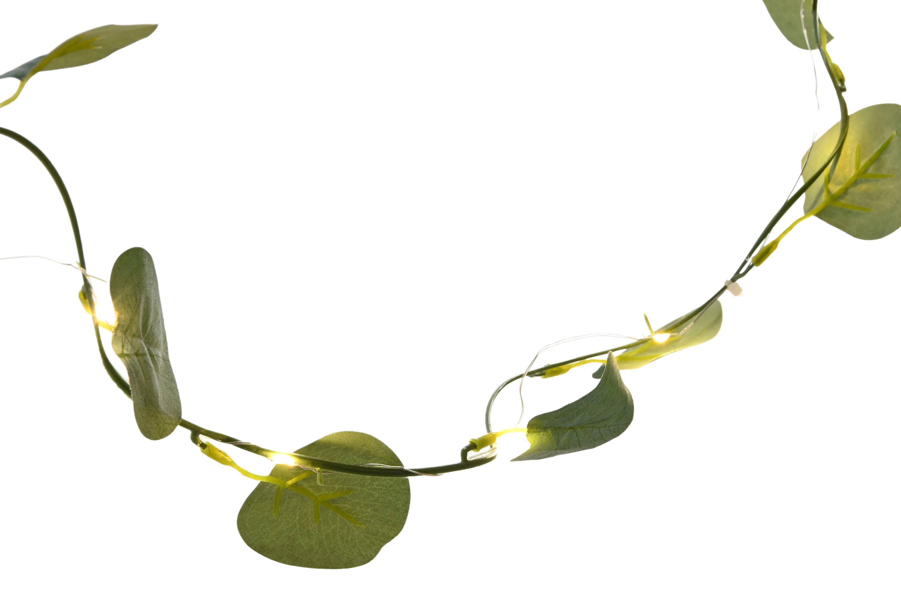 PACK DE 6 GUIRNALDA LED PVC 6X0,3X180 HOJA TROPICAL 2 SURT.