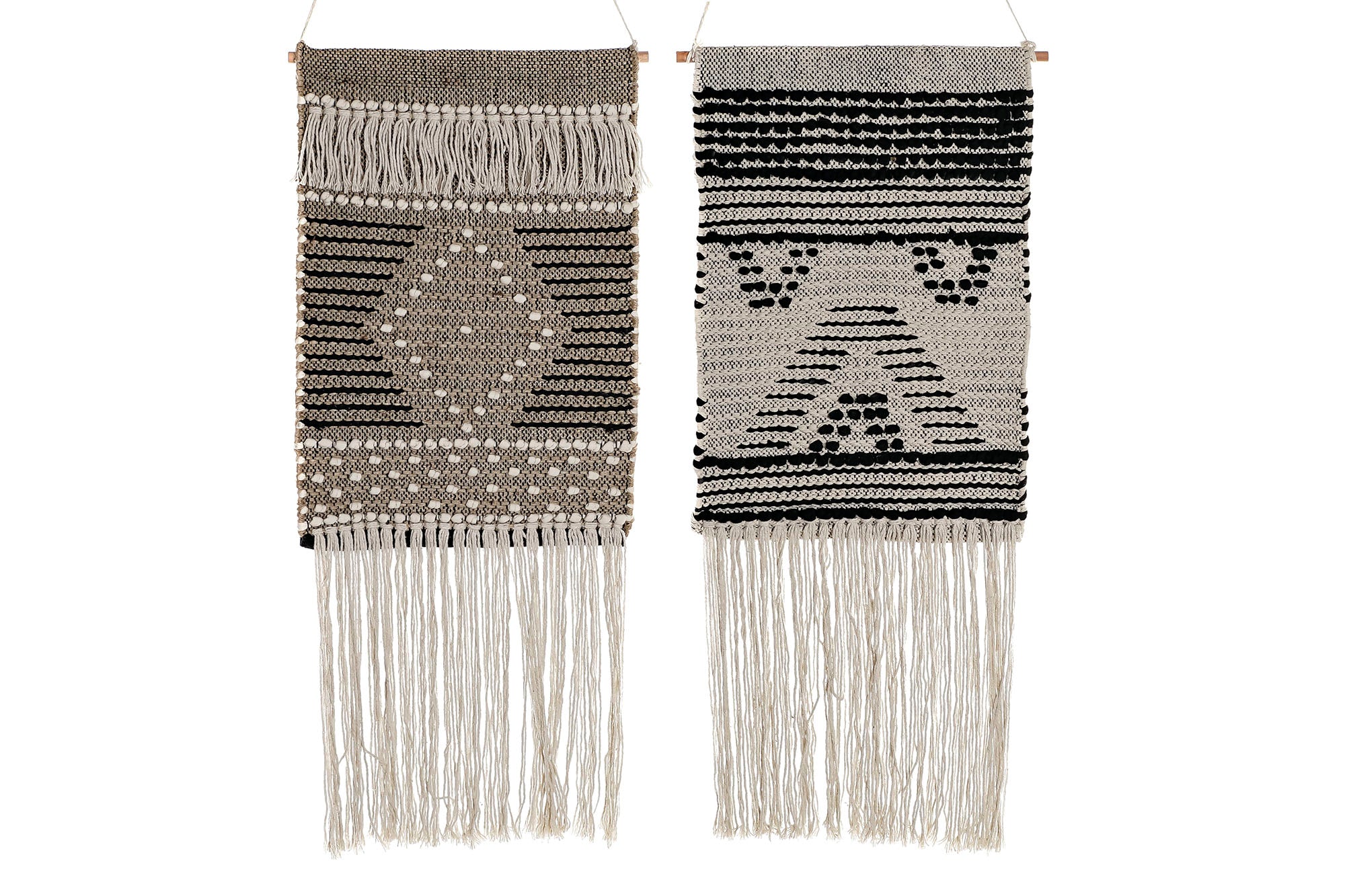 PACK DE 2 DECORACION PARED ALGODON 45X1X61 FLECOS 2 SURT.