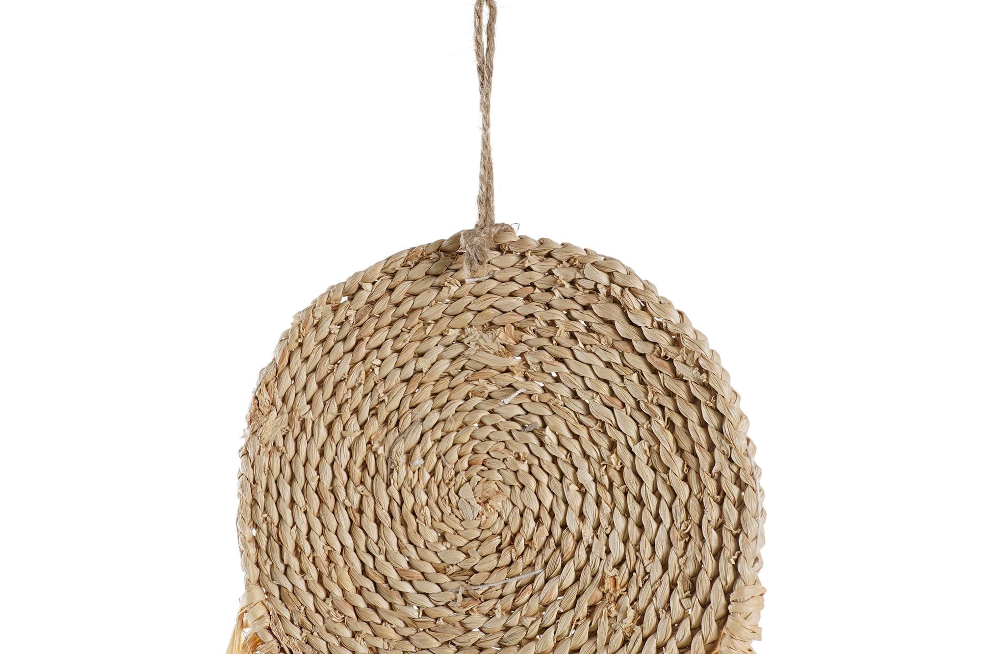 PACK DE 4 DECORACION COLGANTE RAFIA 86X2X45 NATURAL