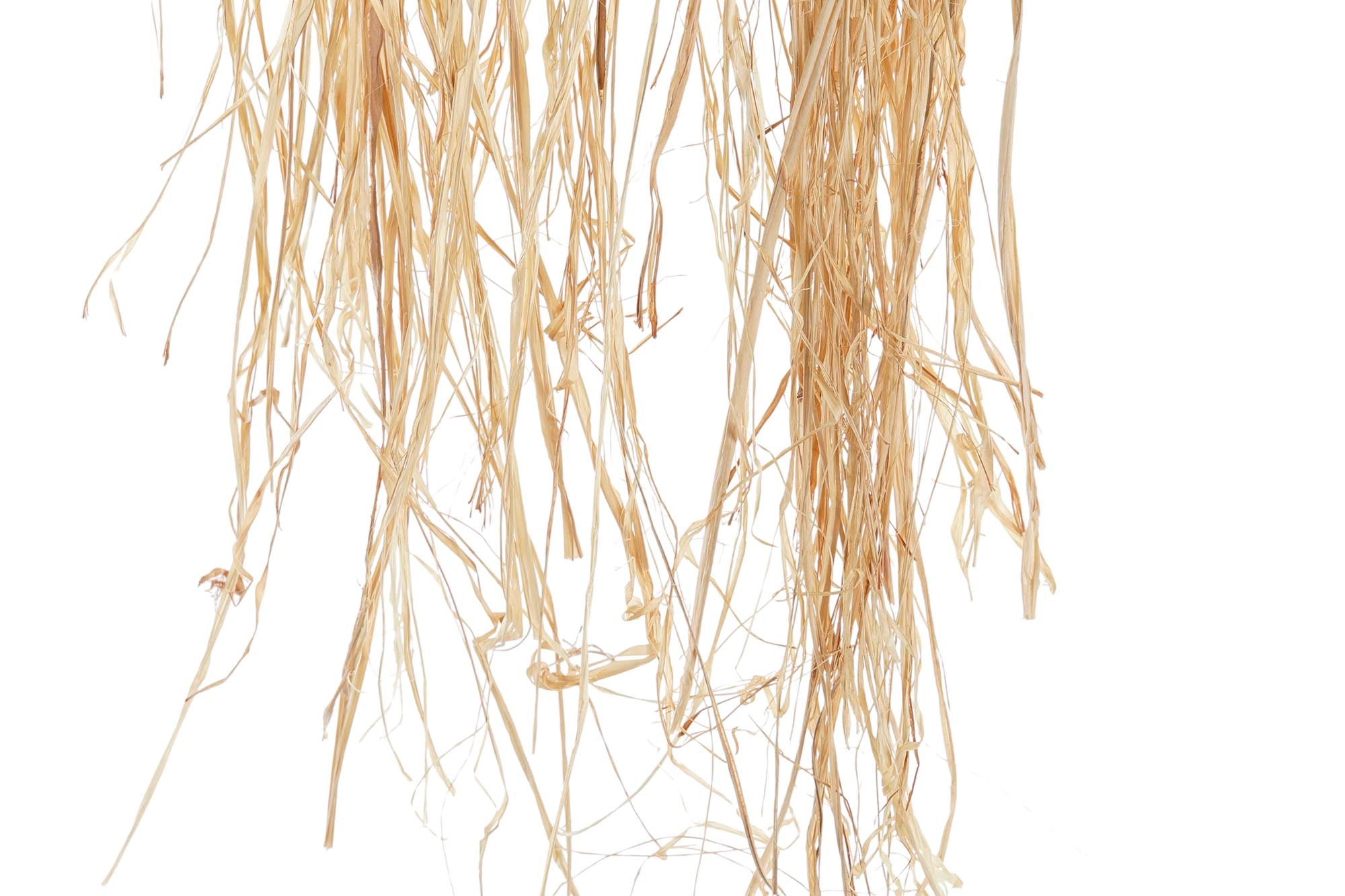 PACK DE 4 DECORACION COLGANTE RAFIA 86X2X45 NATURAL