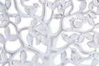 DECORACION PARED MDF 80X2X80 ARBOL DECAPE BLANCO