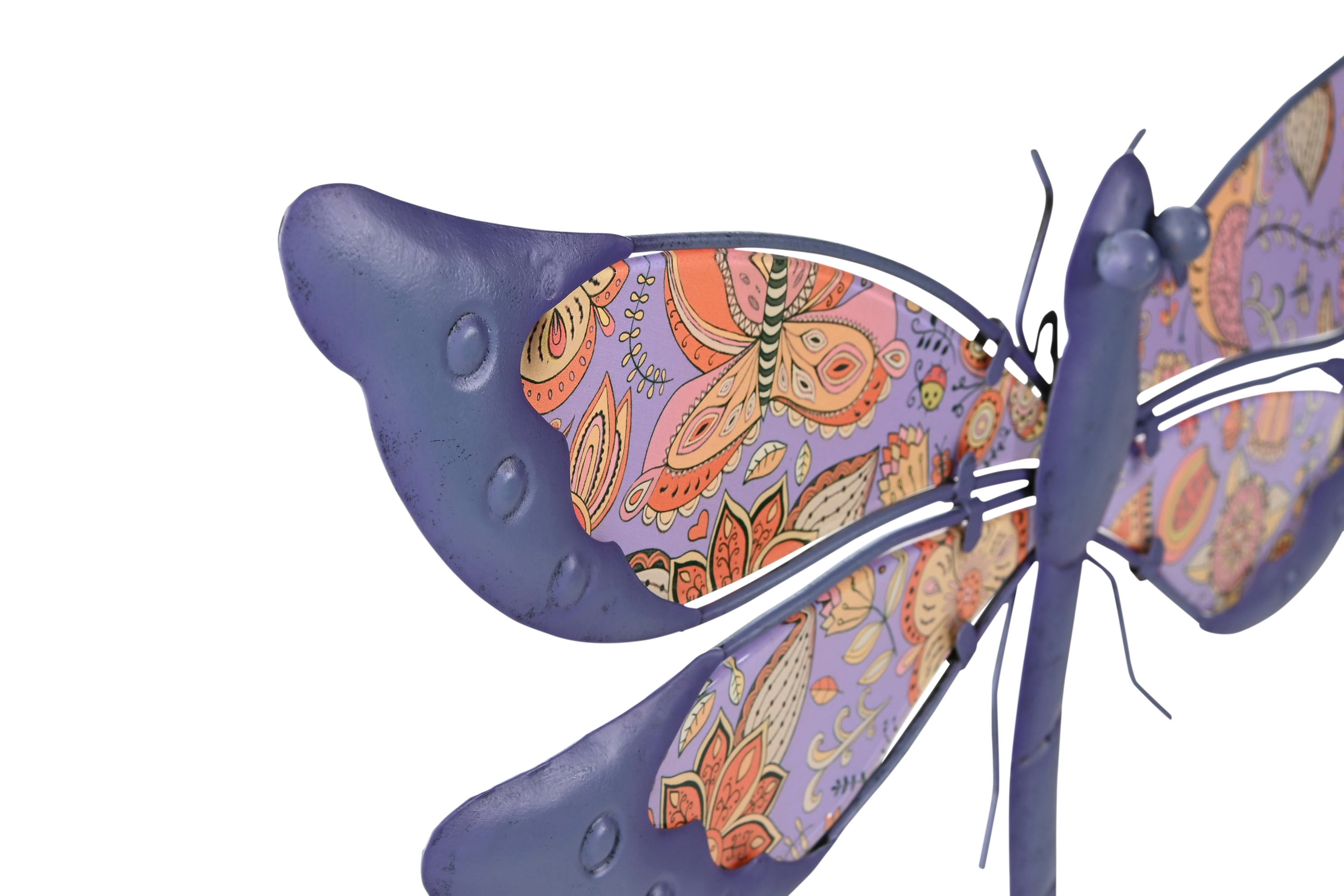 PACK DE 4 DECORACION PARED METAL 46X2,5X30,5 LIBELULA 2 SURT