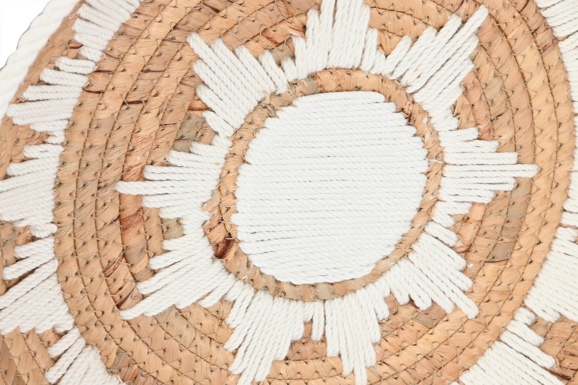 PACK DE 6 DECORACION PARED SEAGRASS ALGODON 35X5X35 3 SURT.