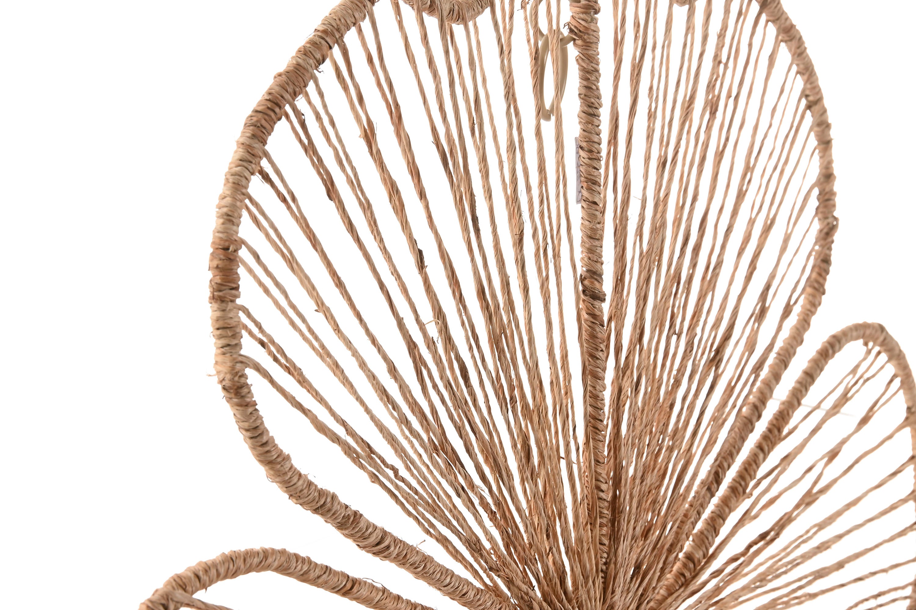 PACK DE 2 DECORACION PARED SET 3 YUTE METAL 50X1X50 FLOR