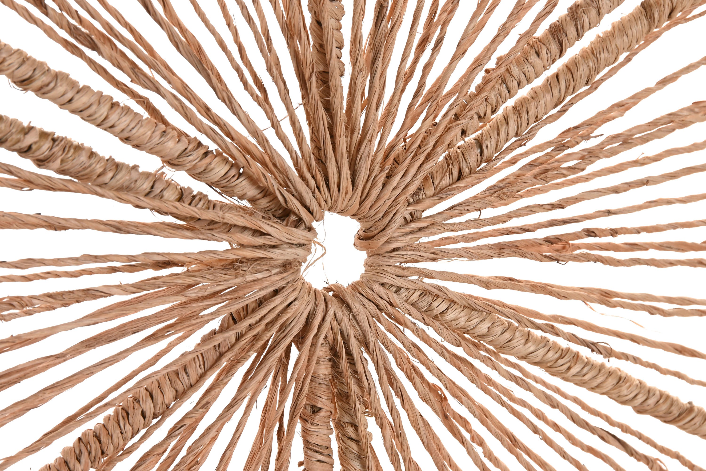 PACK DE 2 DECORACION PARED SET 3 YUTE METAL 50X1X50 FLOR