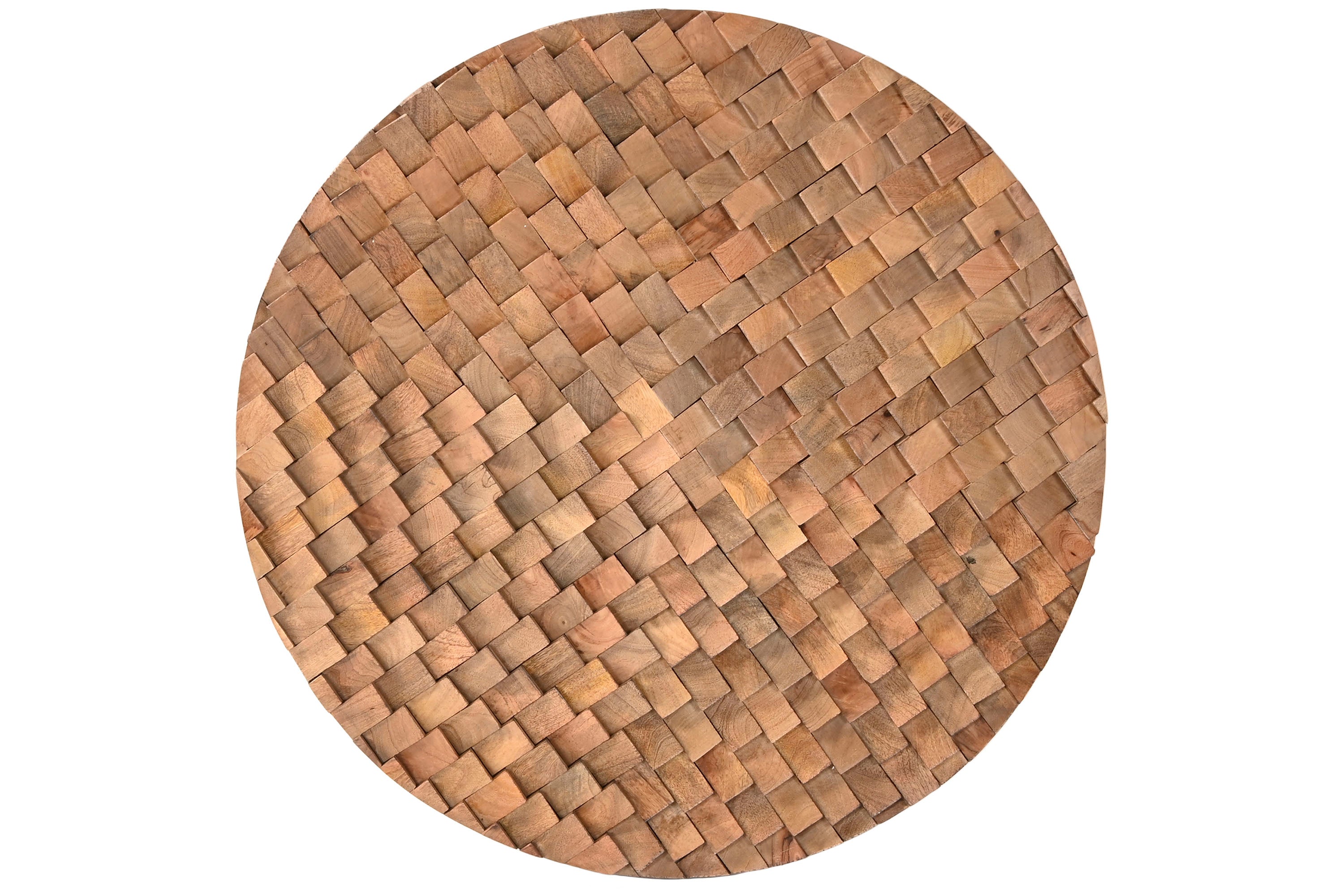 DECORACION PARED MANGO MDF 90X4X90 3D NATURAL