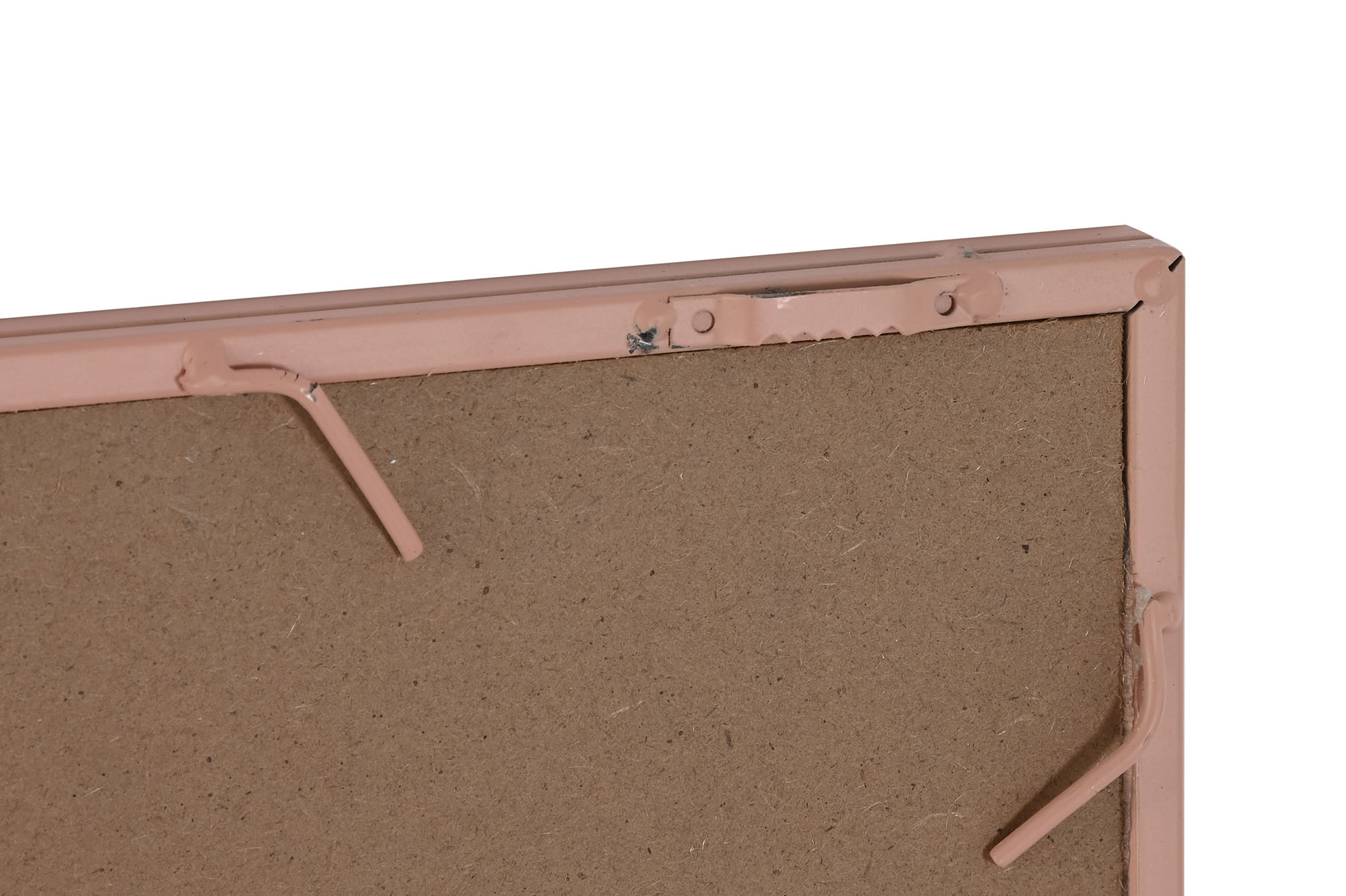 ESPEJO HIERRO CRISTAL 90X2X90 VENTANA ROSA PALO