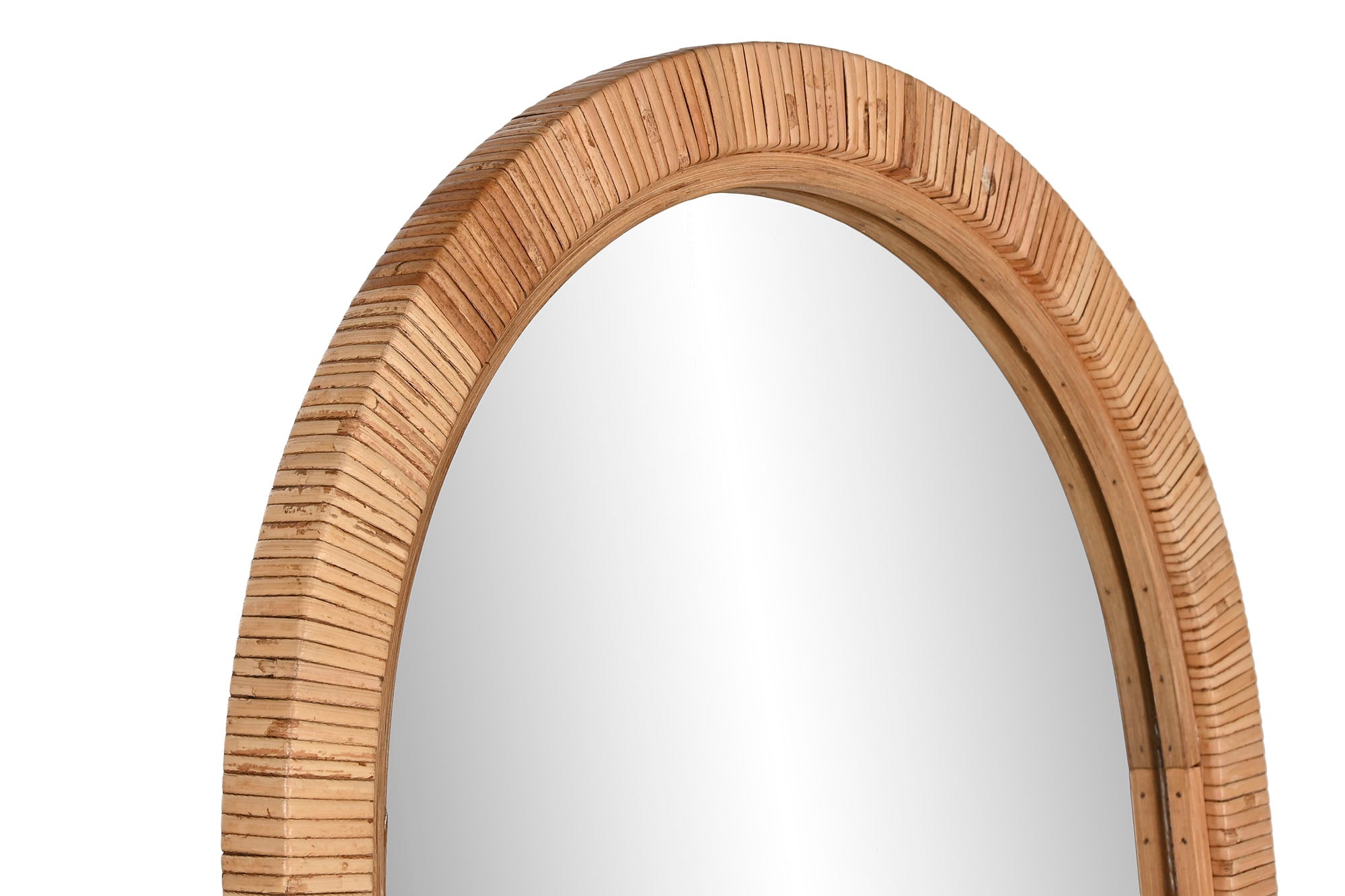 ESPEJO VESTIDOR RATAN CRISTAL 46,5X48X150,5