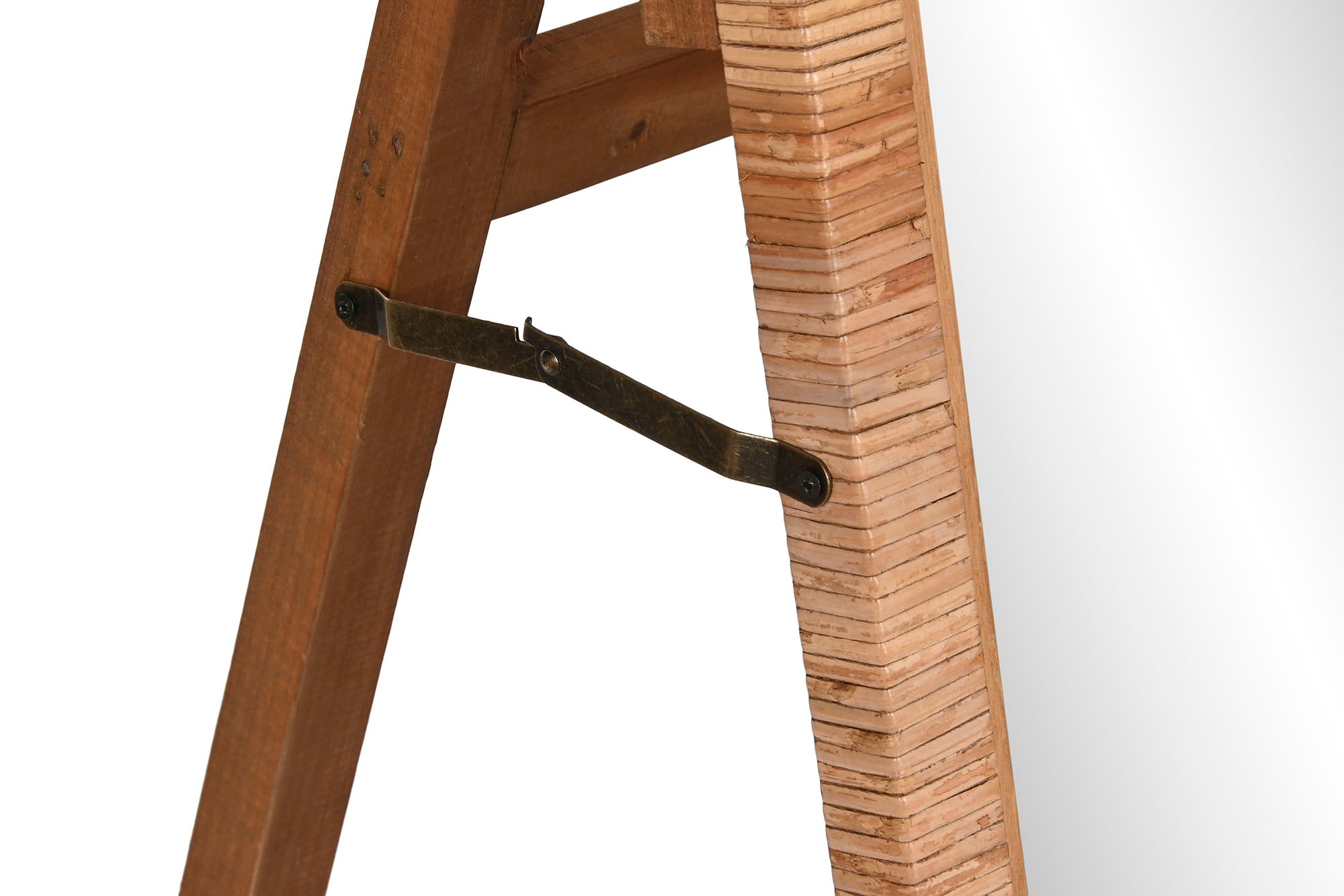 ESPEJO VESTIDOR RATAN CRISTAL 46,5X48X150,5