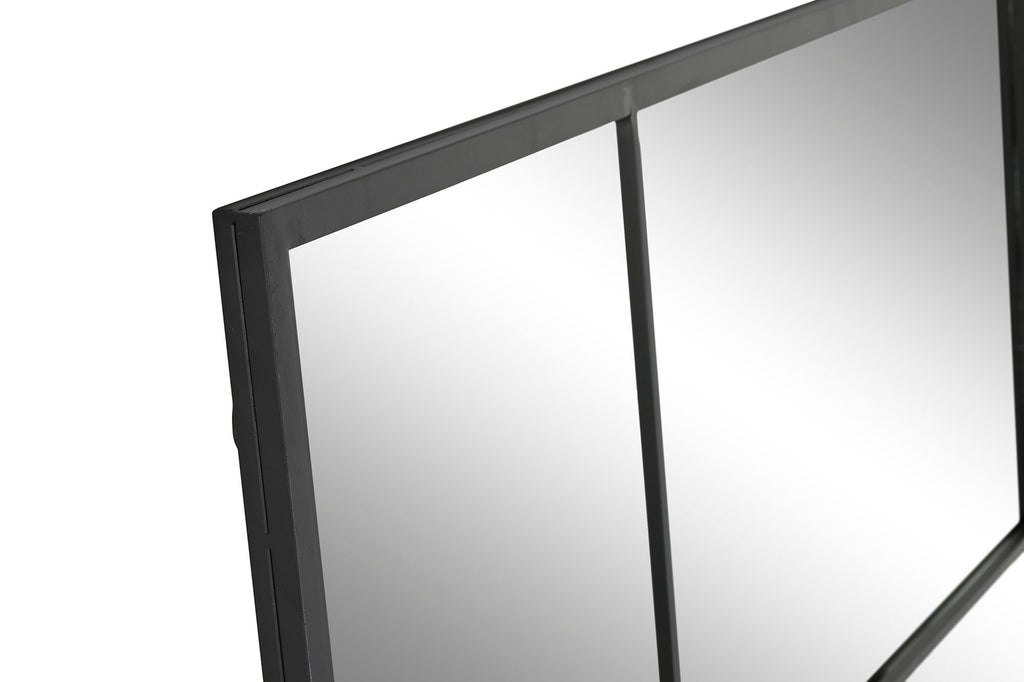 ESPEJO HIERRO CRISTAL 90X2X180 NEGRO