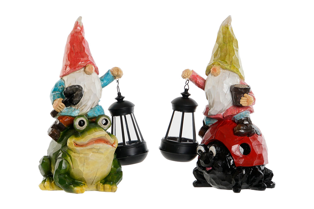 PACK DE 2 DECORACION LUMINOSA LED 20X17,8X32 SOLAR 2 SURT.