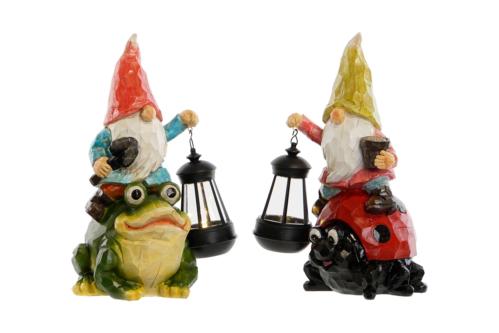 PACK DE 2 DECORACION LUMINOSA LED 20X17,8X32 SOLAR 2 SURT.