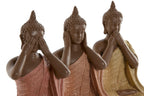 PACK DE 3 FIGURA RESINA 9X6X13 BUDA 3 SURT.