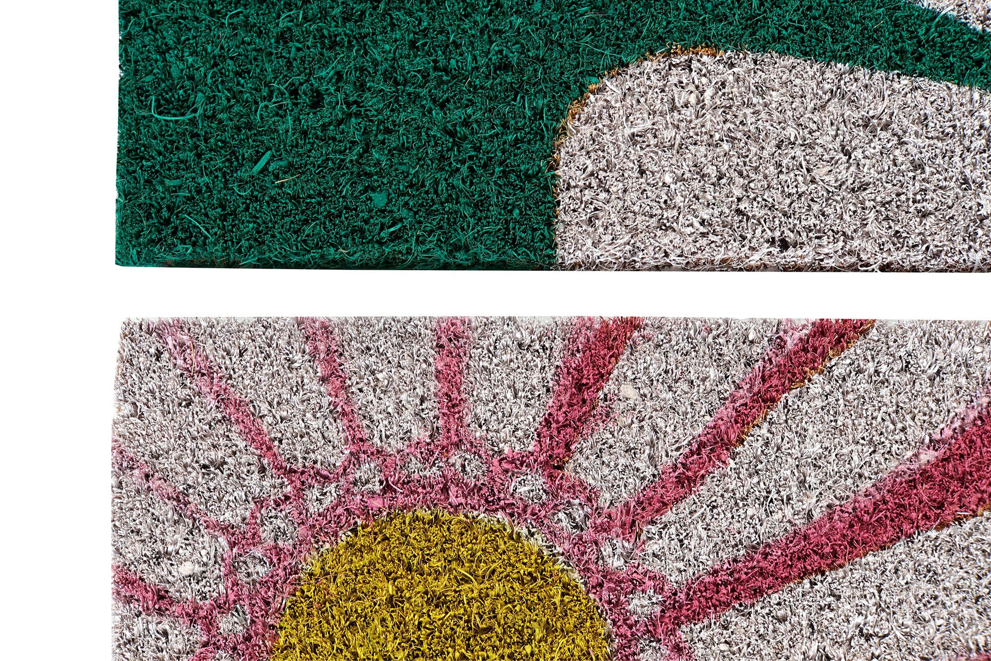 PACK DE 2 FELPUDO FIBRA COCO 60X40X0,5 MARGARITA 2 SURT.