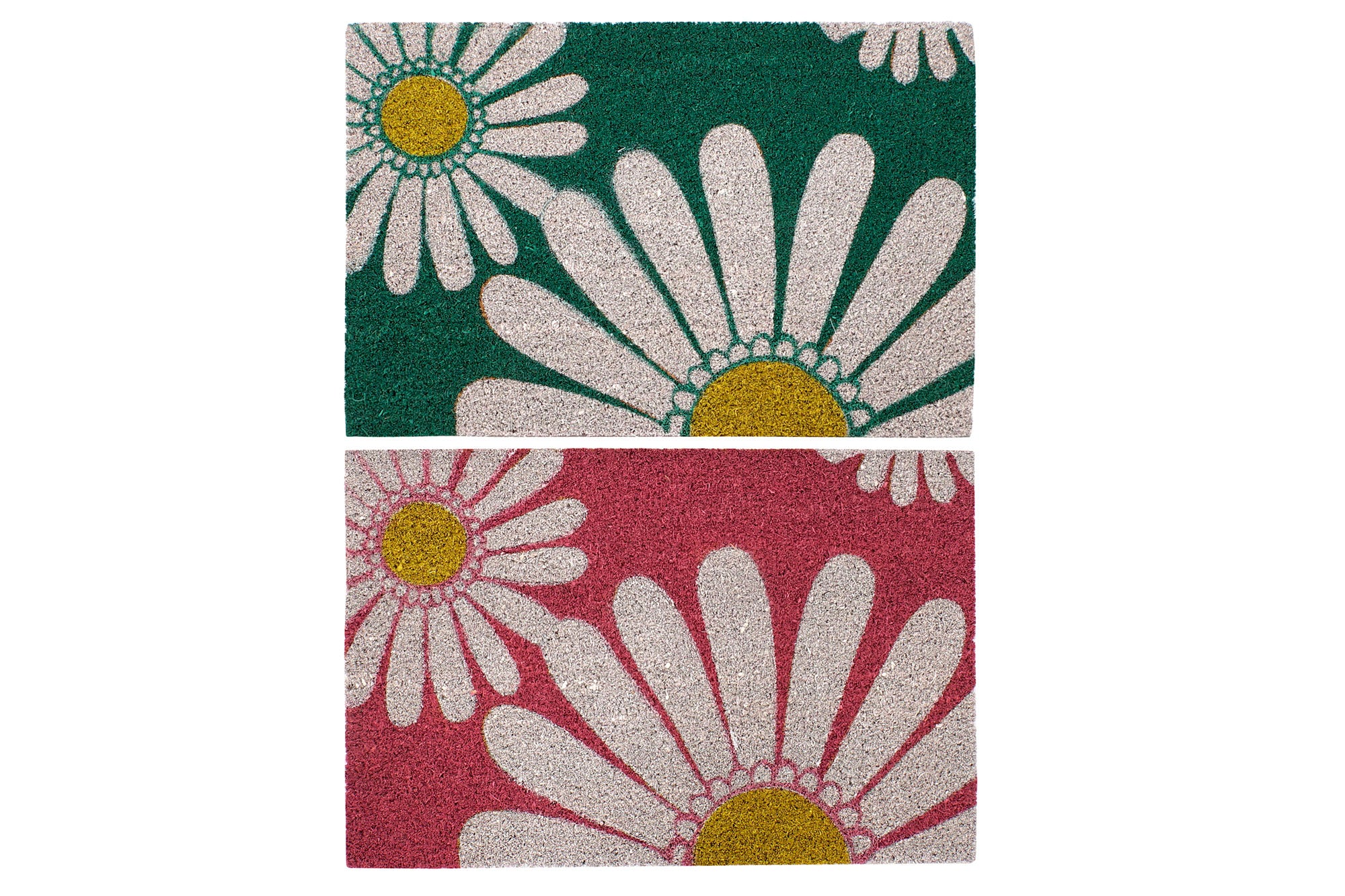 PACK DE 2 FELPUDO FIBRA COCO 60X40X0,5 MARGARITA 2 SURT.