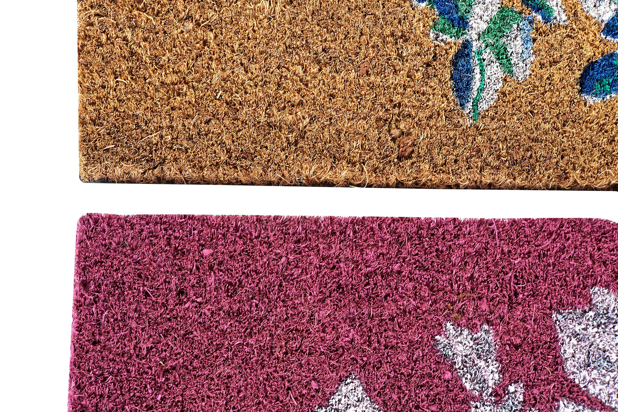 PACK DE 2 FELPUDO FIBRA COCO 60X40X1,5 EUCALIPTO 2 SURT.