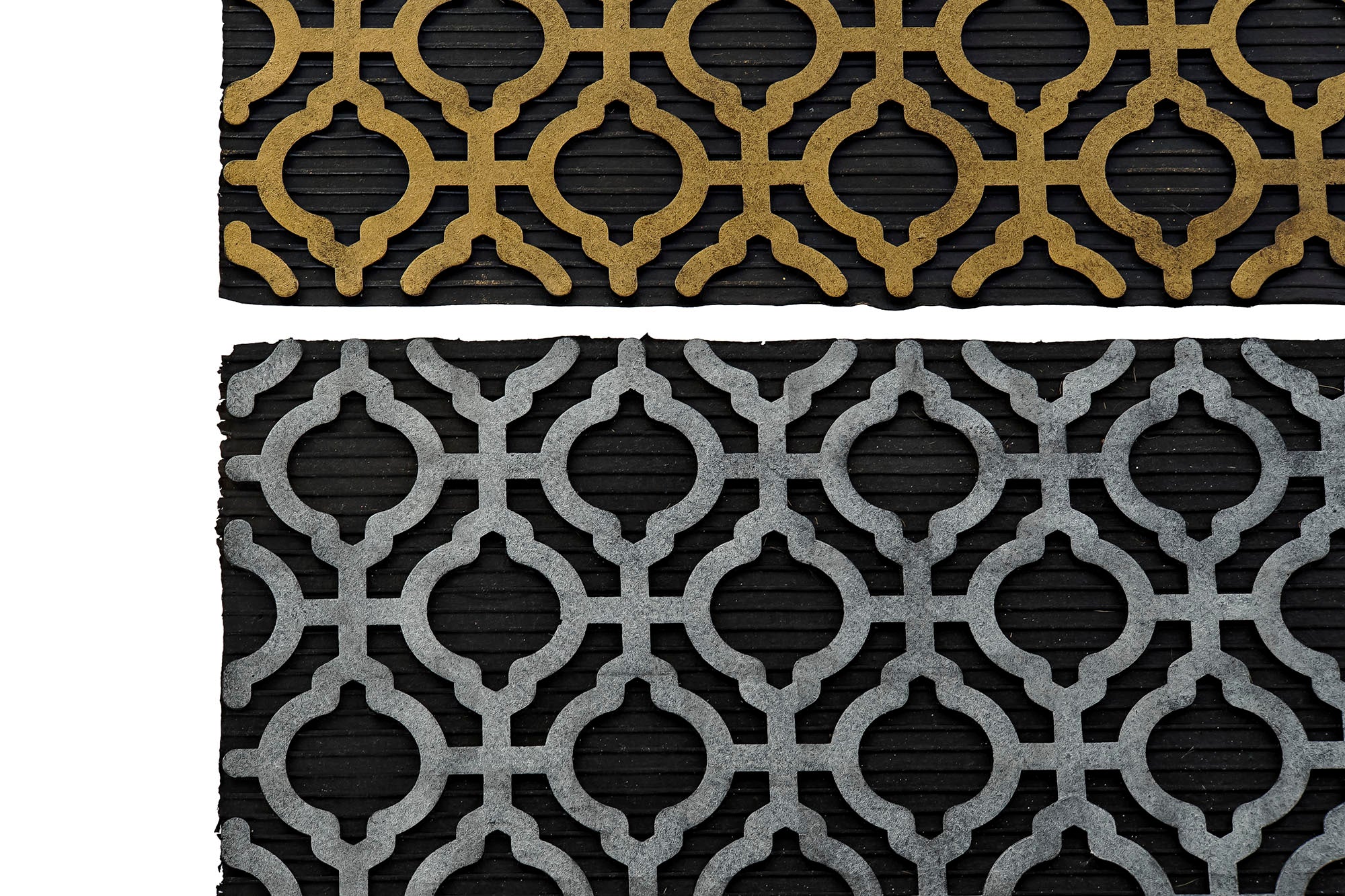 PACK DE 2 FELPUDO GOMA 75X45X0,5 GEOMETRICO 2 SURT.