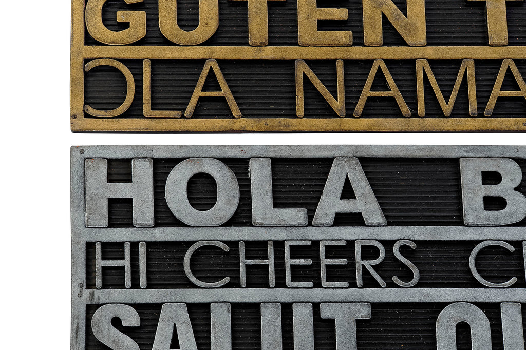 PACK DE 2 FELPUDO GOMA 75X45X0,5 HOLA 2 SURT.