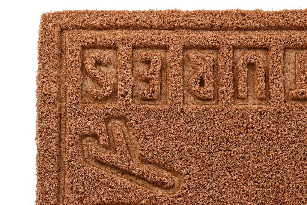 PACK DE 2 FELPUDO COCO GOMA 75X45X2,3 GRABADO 2 SURT.