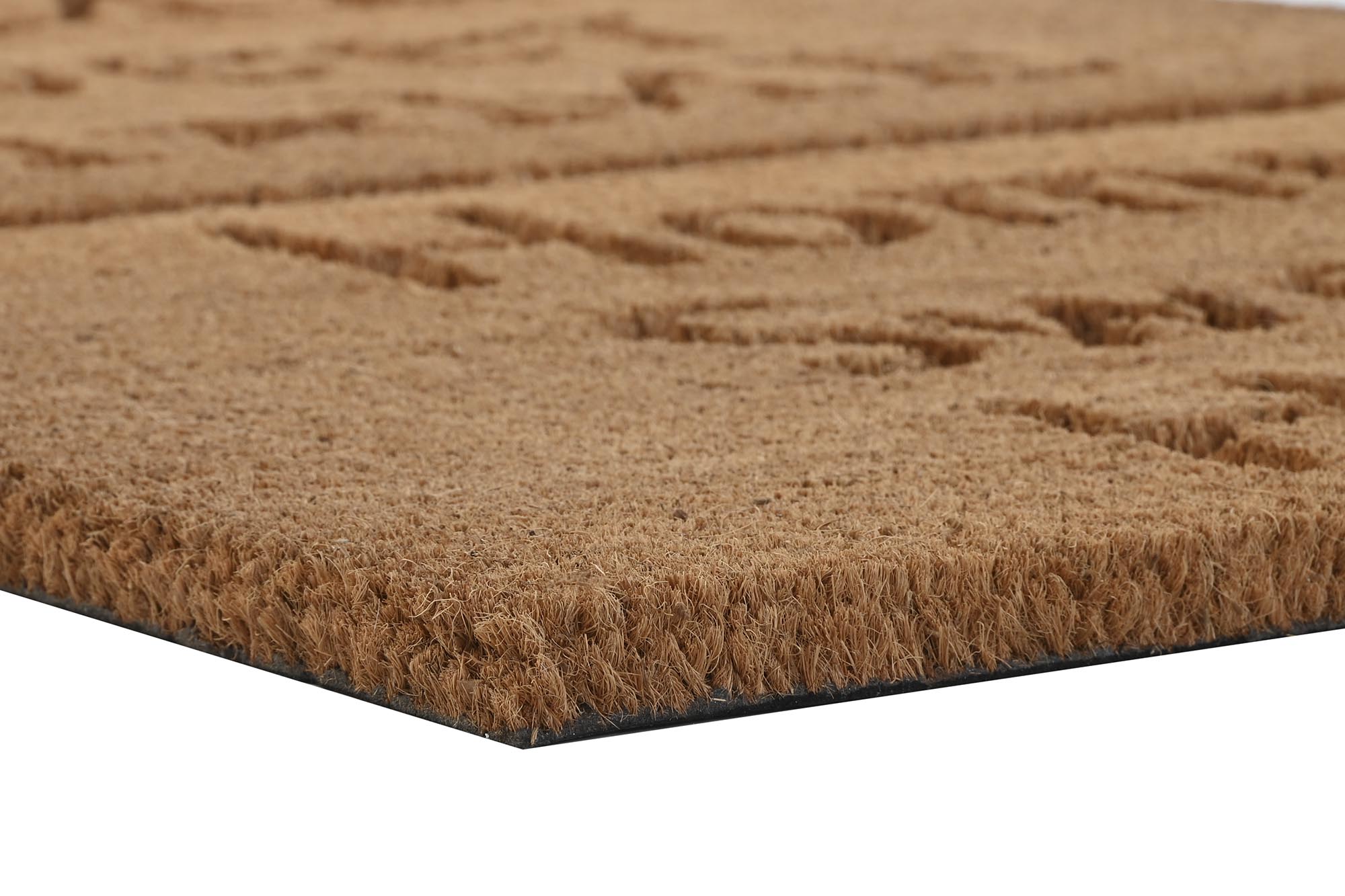 PACK DE 2 FELPUDO COCO GOMA 75X45X2,3 GRABADO 2 SURT.